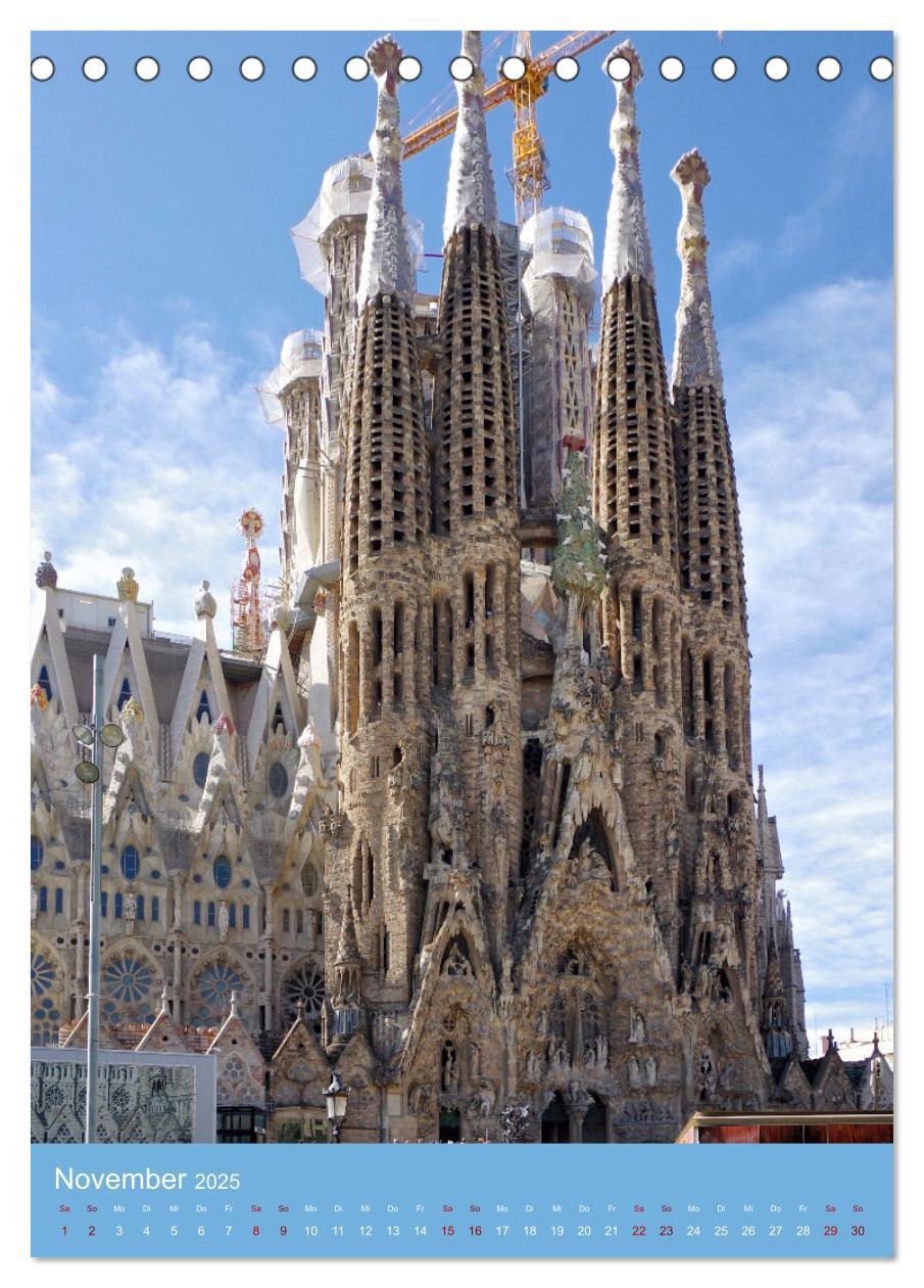 Bild: 9783435909797 | Sagrada Família - Gaudís unvollendetes Meisterwerk (Tischkalender...