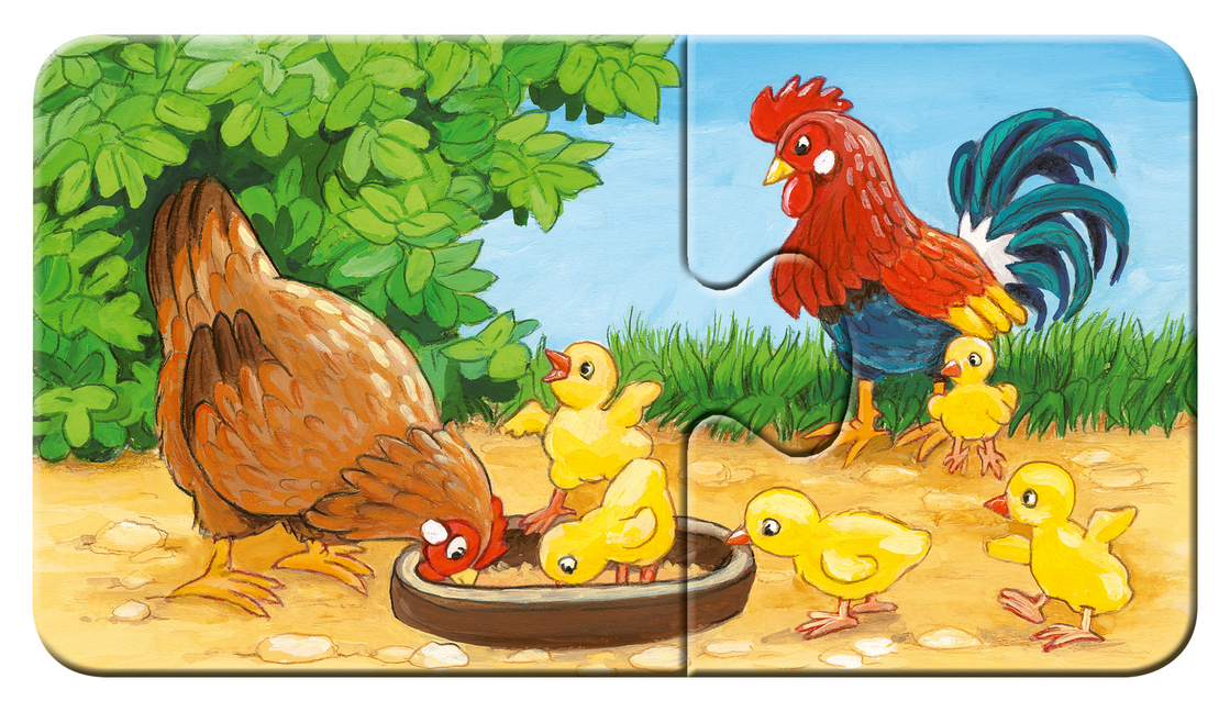 Bild: 4005556050727 | Ravensburger Kinderpuzzle - 05072 Tierfamilien auf dem Bauernhof -...