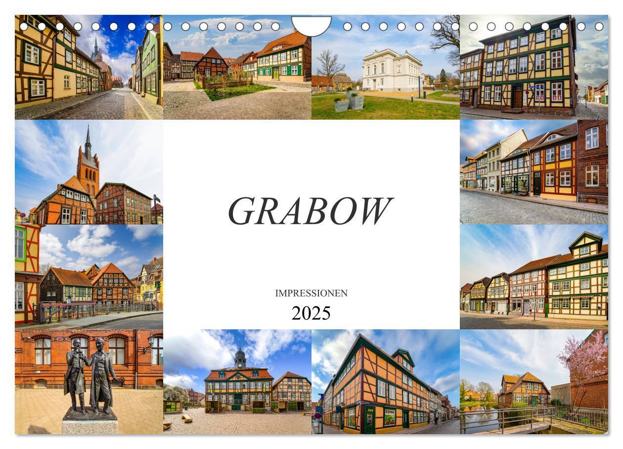 Cover: 9783435241248 | Grabow Impressionen (Wandkalender 2025 DIN A4 quer), CALVENDO...