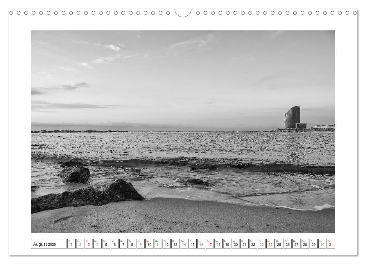 Bild: 9783435681228 | Barcelona Photografien in Schwarz / Weiß (Wandkalender 2025 DIN A3...