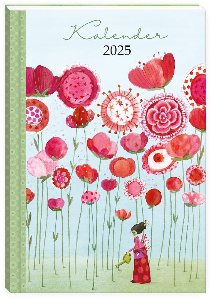 Cover: 9783911060097 | Taschenkalender 2025, Mohnblumen | Silke Leffler | Kalender | Deutsch