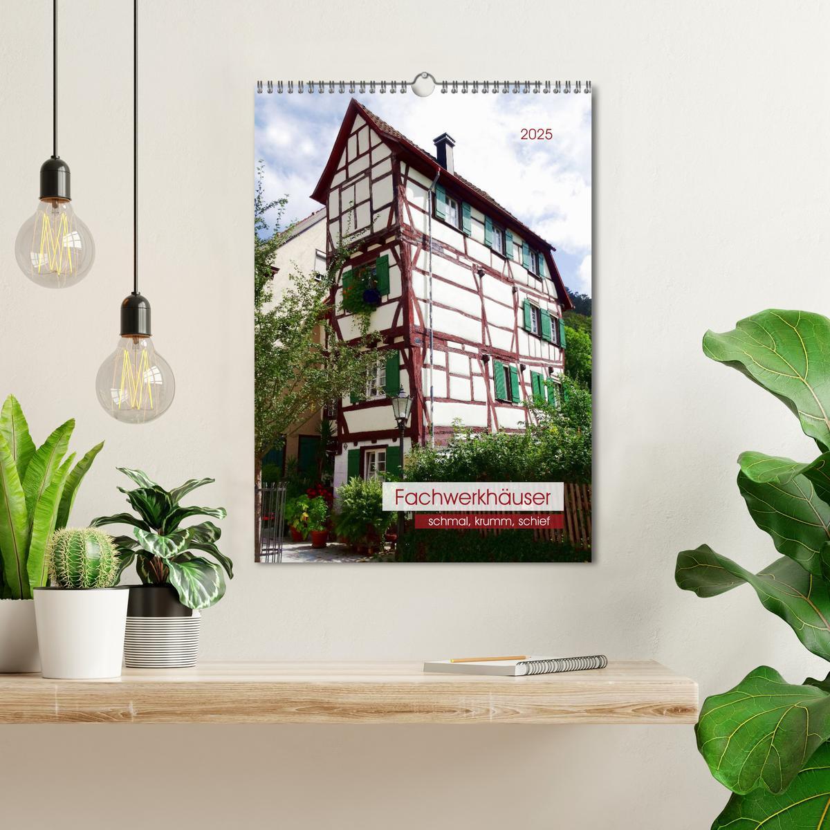 Bild: 9783435985739 | Fachwerkhäuser - schmal, krumm, schief (Wandkalender 2025 DIN A3...