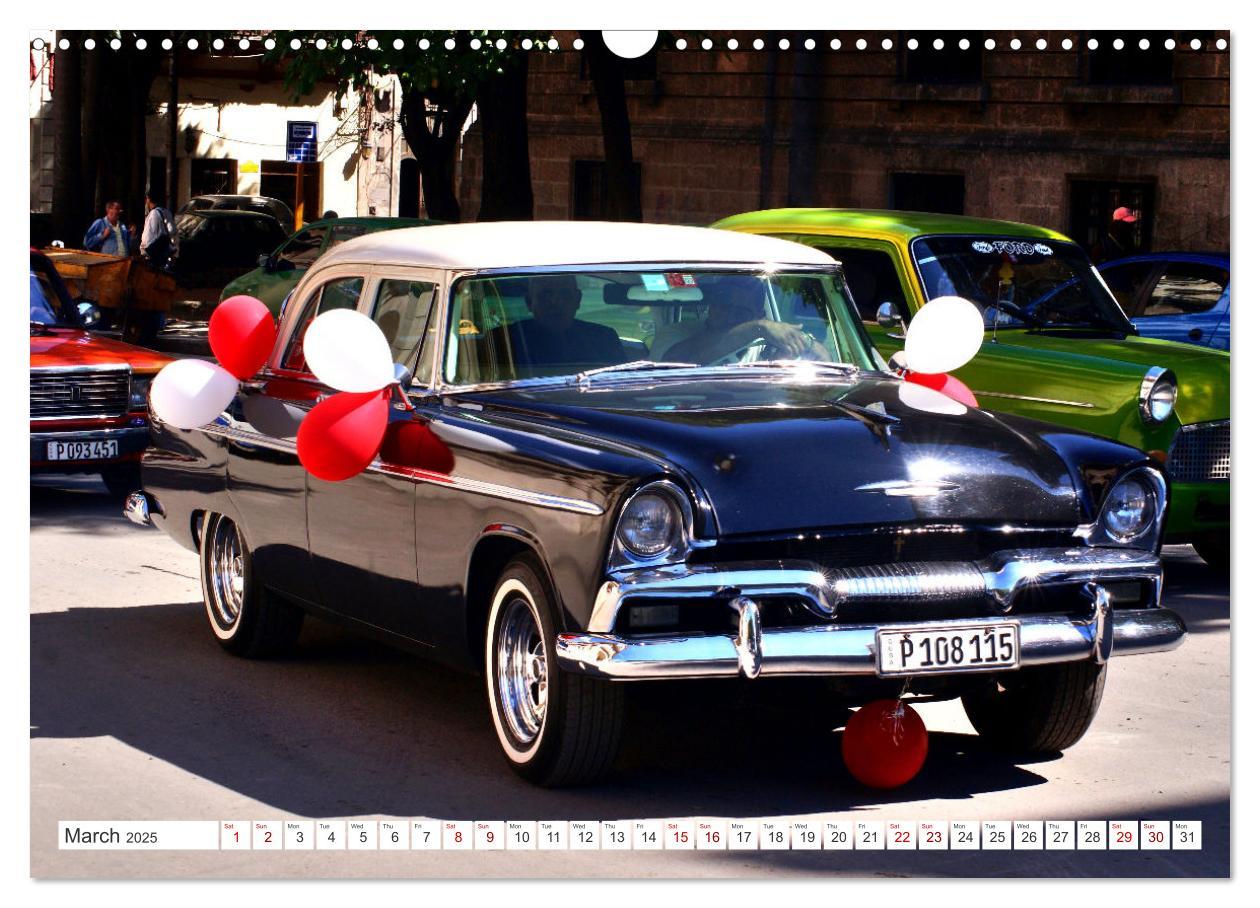 Bild: 9781325935130 | Classic Beauties - Wedding cars in Havana (Wall Calendar 2025 DIN...