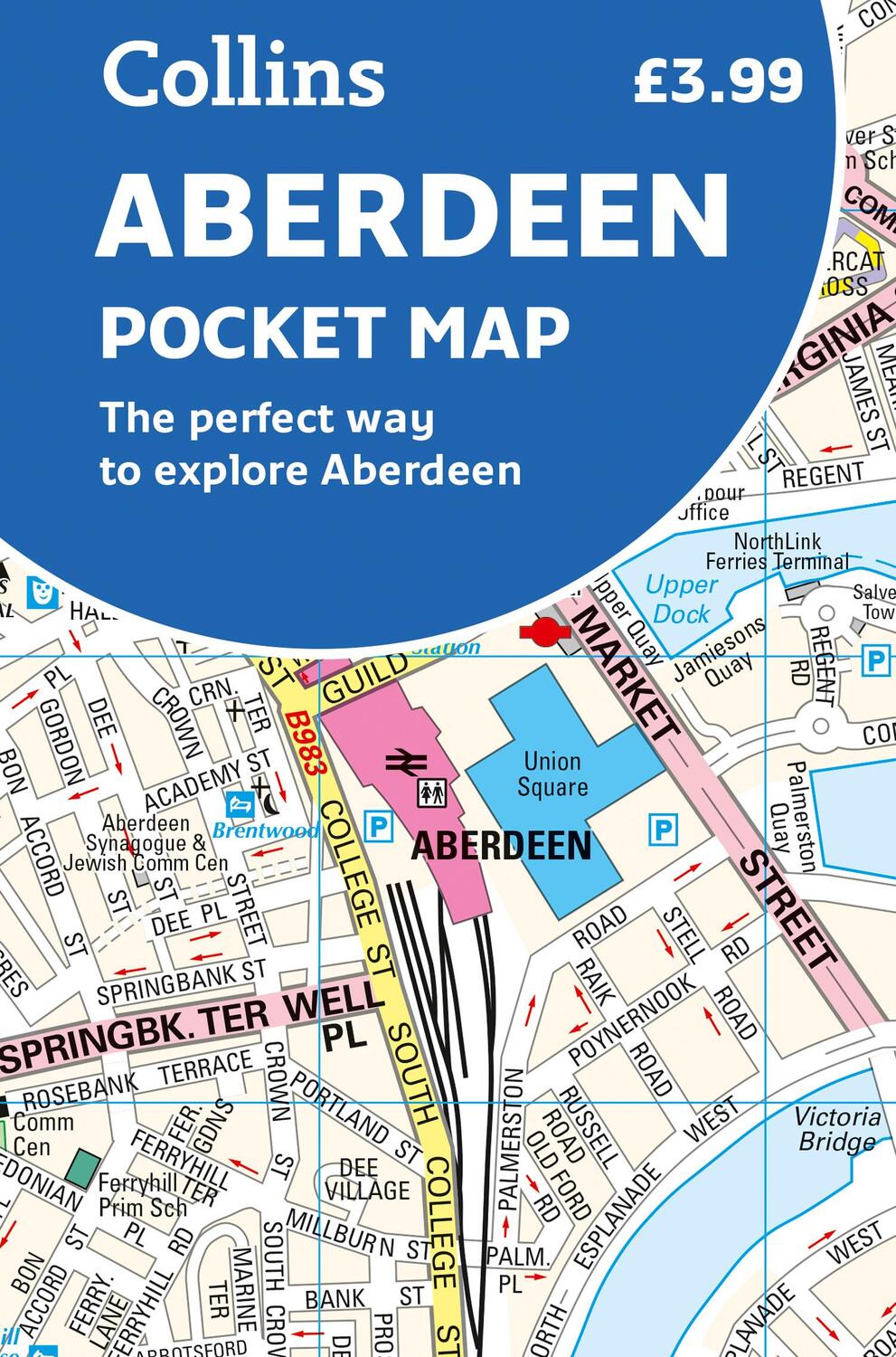 Cover: 9780008492601 | Aberdeen Pocket Map | The Perfect Way to Explore Aberdeen | Maps