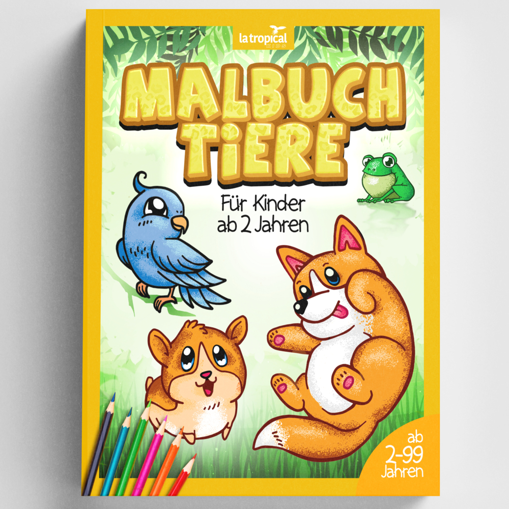 Cover: 9783969080337 | Malbuch Tiere für Kinder ab 2 Jahren | David Ludwig | Taschenbuch