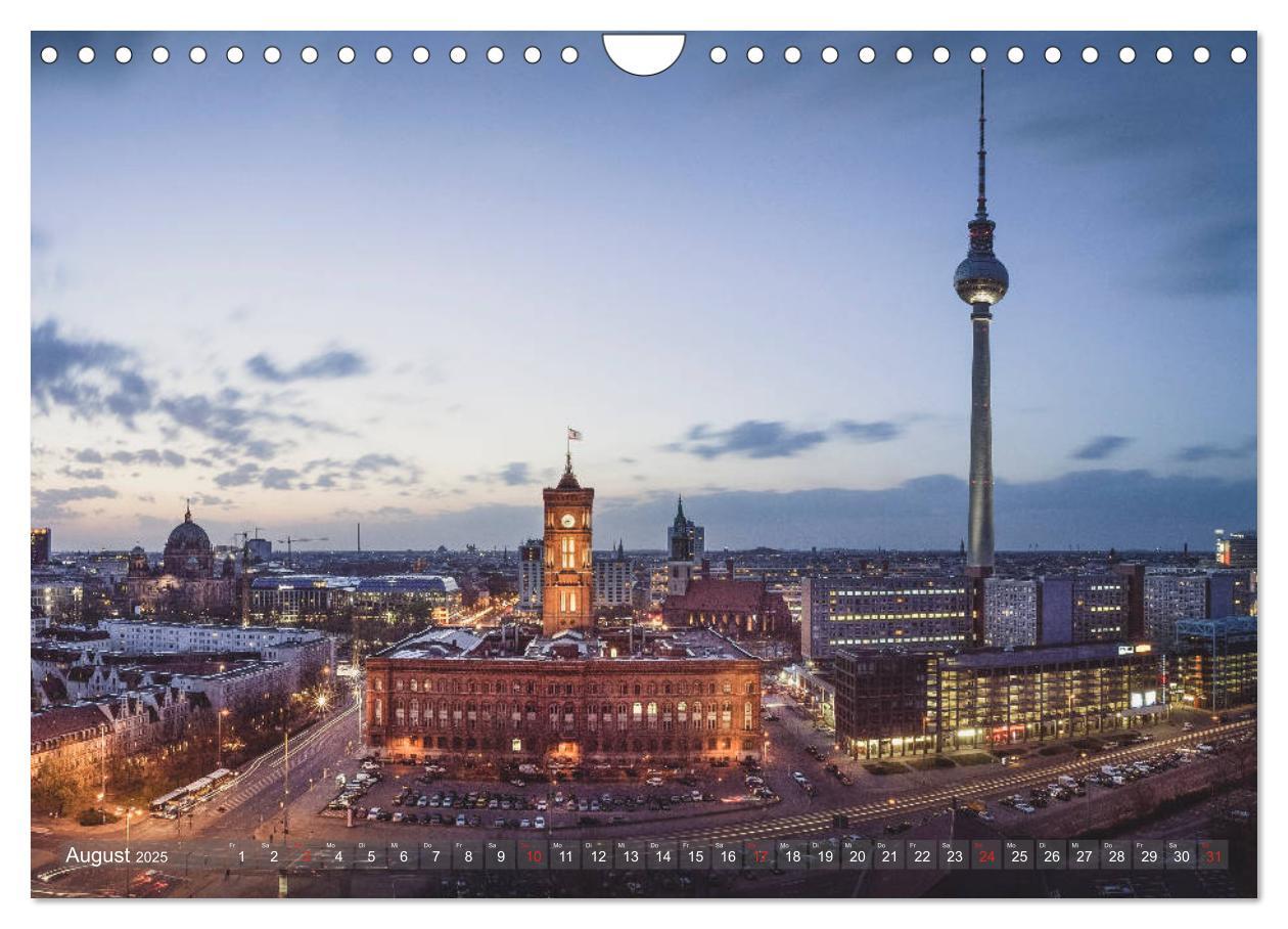 Bild: 9783435307128 | Berlin von oben (Wandkalender 2025 DIN A4 quer), CALVENDO...