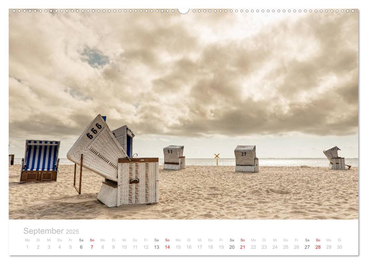 Bild: 9783435590674 | Sehnsucht Sylt (Wandkalender 2025 DIN A2 quer), CALVENDO...