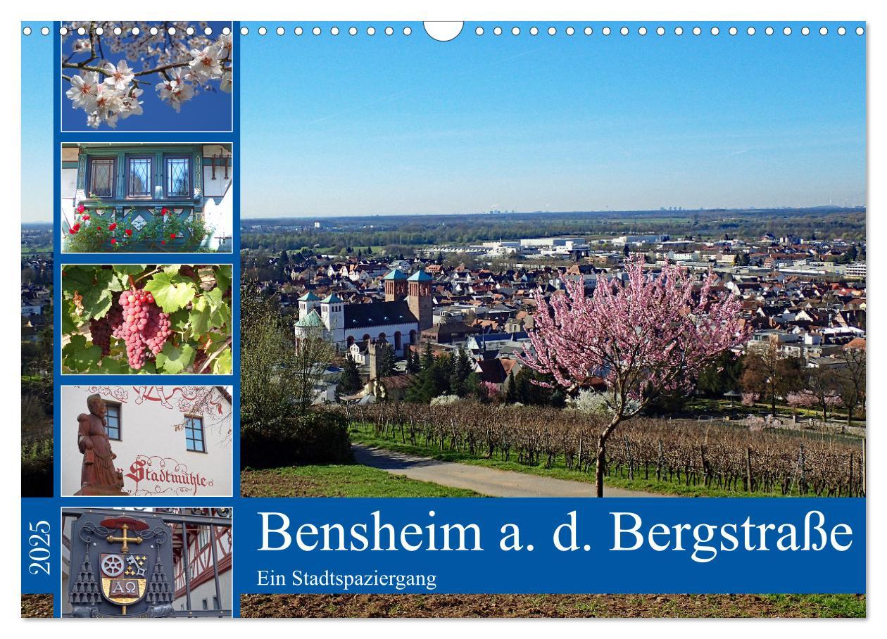 Cover: 9783383829260 | Bensheim a. d. Bergstraße - Ein Stadtspaziergang (Wandkalender 2025...