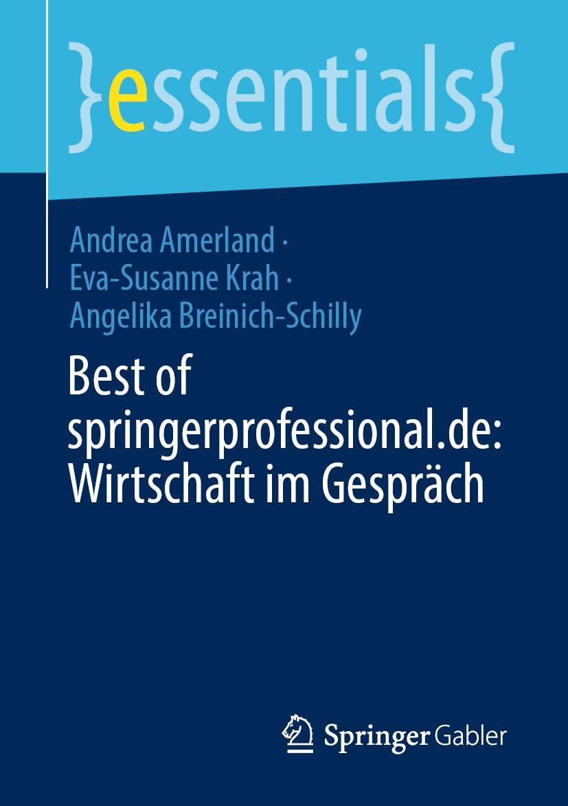 Cover: 9783658394516 | Best of springerprofessional.de: Wirtschaft im Gespräch | Taschenbuch