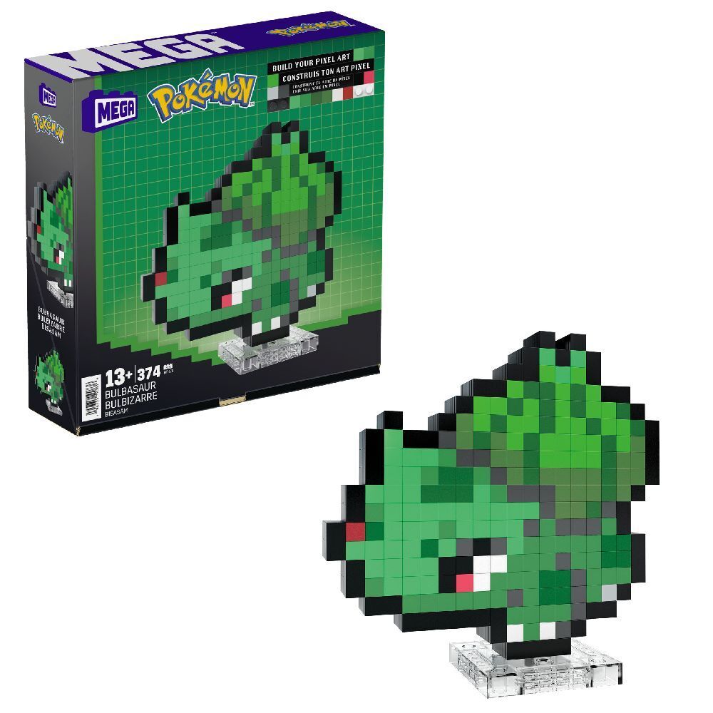 Cover: 194735190836 | MEGA Pokémon Bisasam Pixel Art | Stück | Karton | HTH75 | Mattel