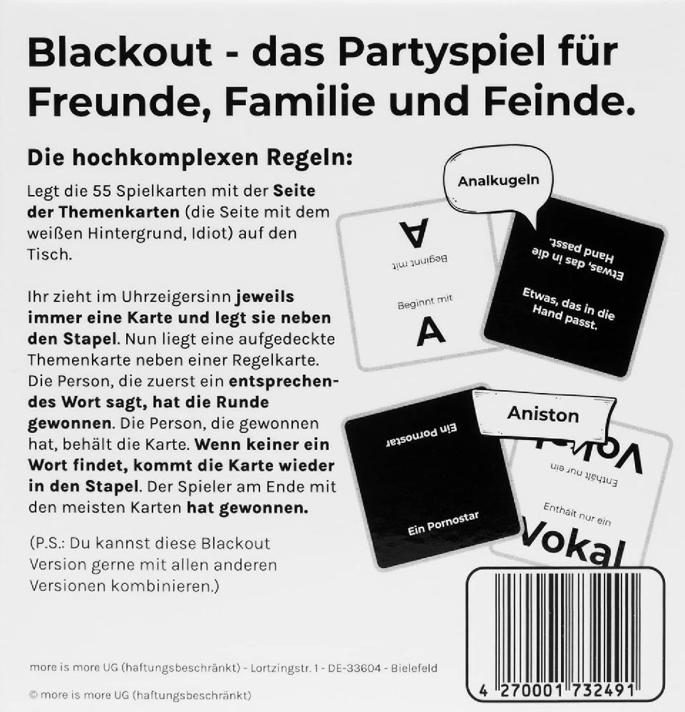 Bild: 4270001732491 | Blackout - White Edition | more is more | Spiel | Karton | 732491