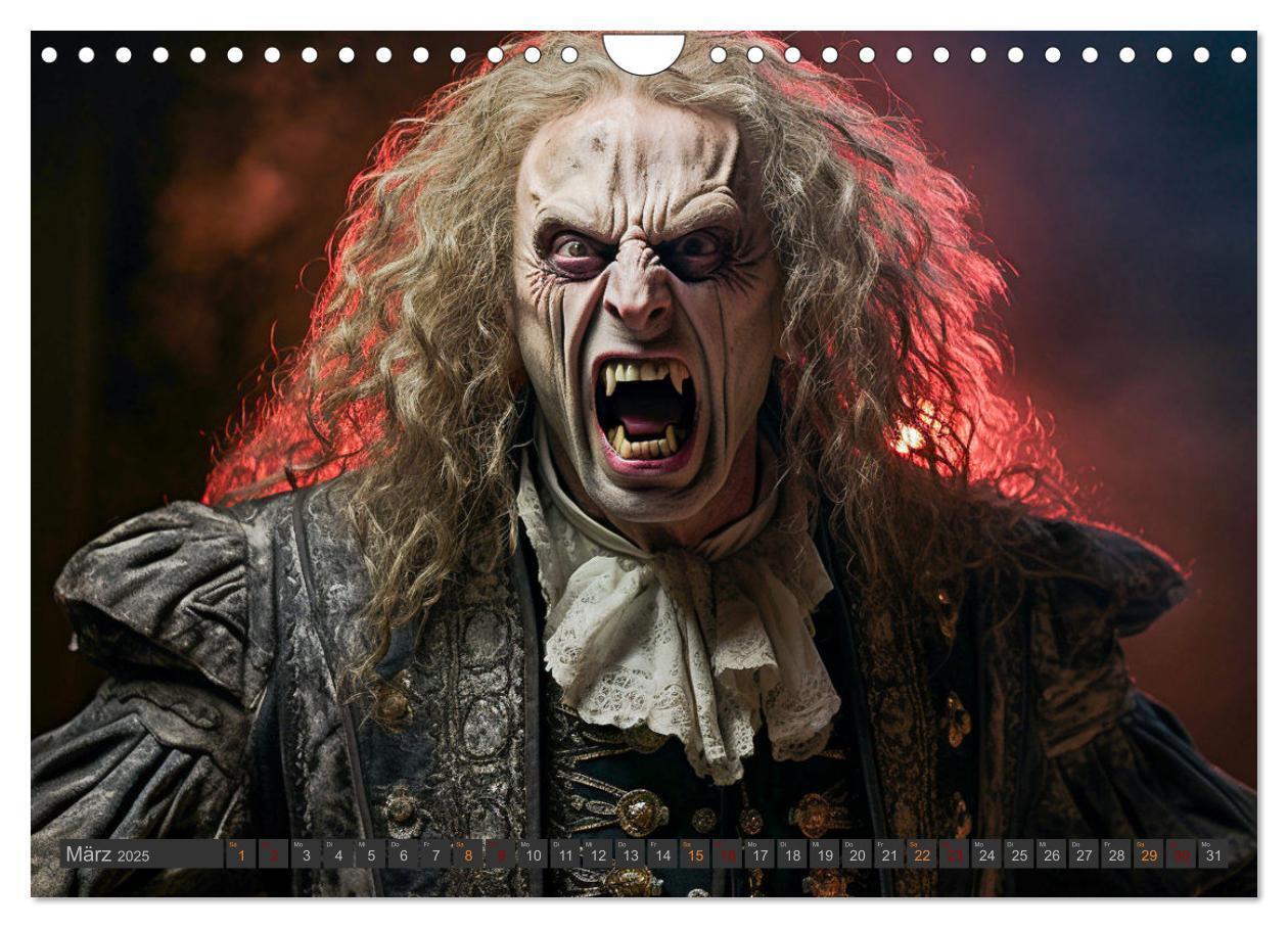 Bild: 9783383855047 | Vampire - Kreaturen der Nacht (Wandkalender 2025 DIN A4 quer),...