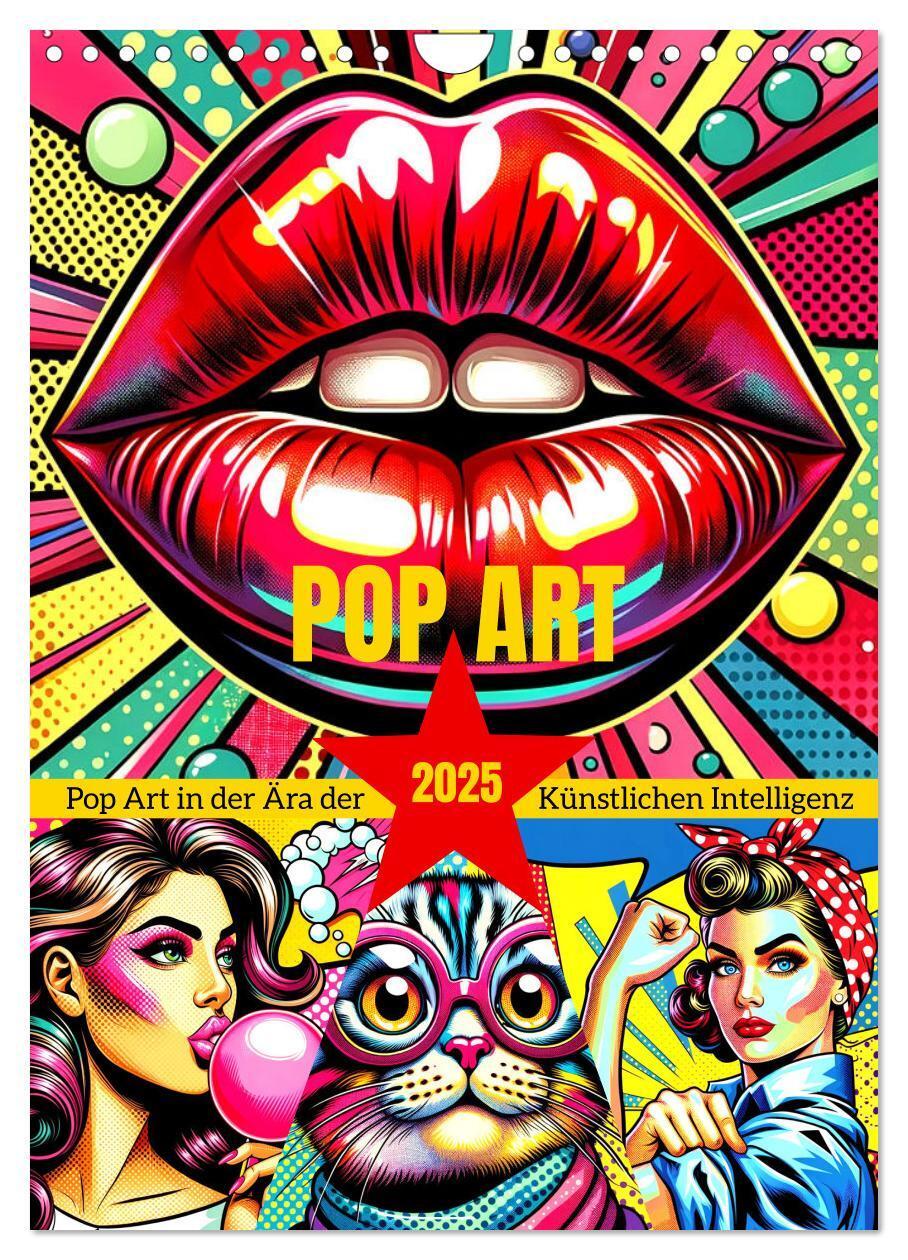 Cover: 9783383775048 | Pop Art - In der Ära der Künstlichen Intelligenz (Wandkalender 2025...