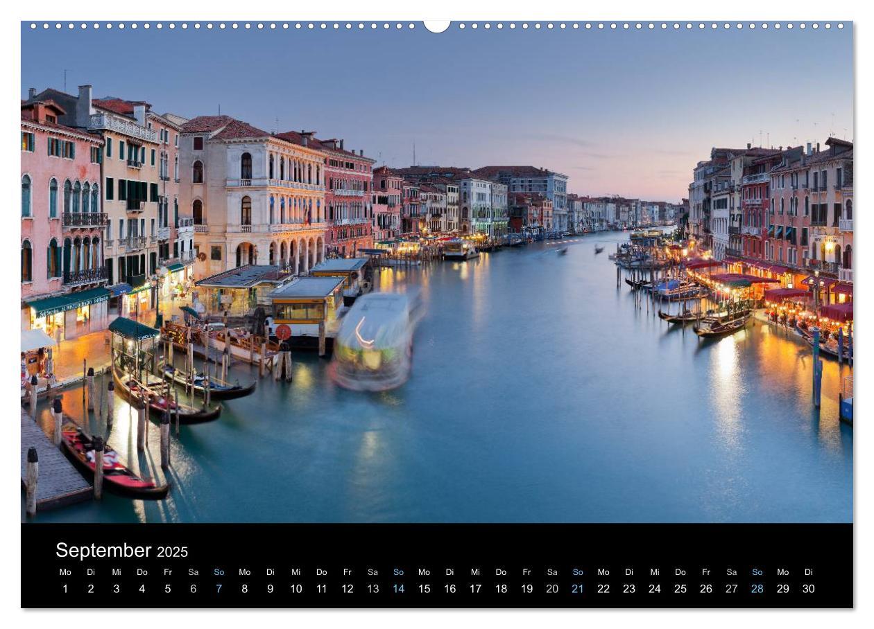 Bild: 9783435555116 | Venedig bei Nacht 2025 (hochwertiger Premium Wandkalender 2025 DIN...