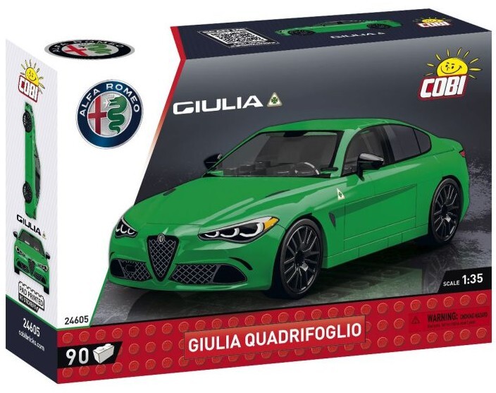 Cover: 5902251246051 | COBI 24605 - Alfa Romeo Giulia Quadrifoglio, Sportlimousine,...