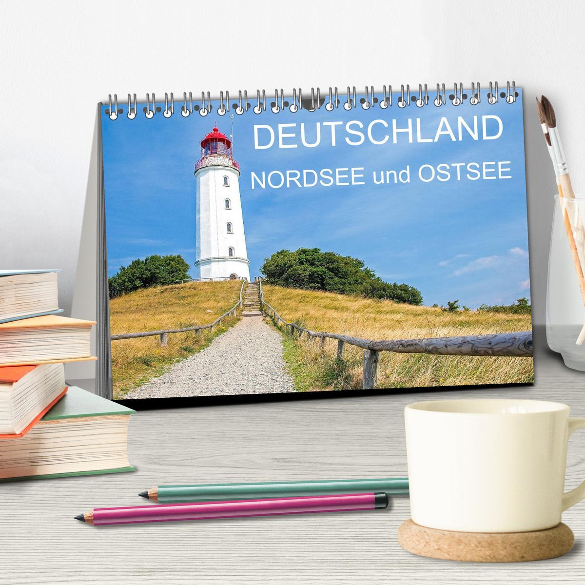 Bild: 9783435433759 | Deutschland- Nordsee und Ostsee (Tischkalender 2025 DIN A5 quer),...