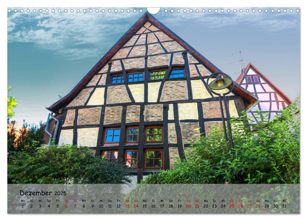 Bild: 9783435438983 | Fachwerkromantik in Hofheim am Taunus (Wandkalender 2025 DIN A3...