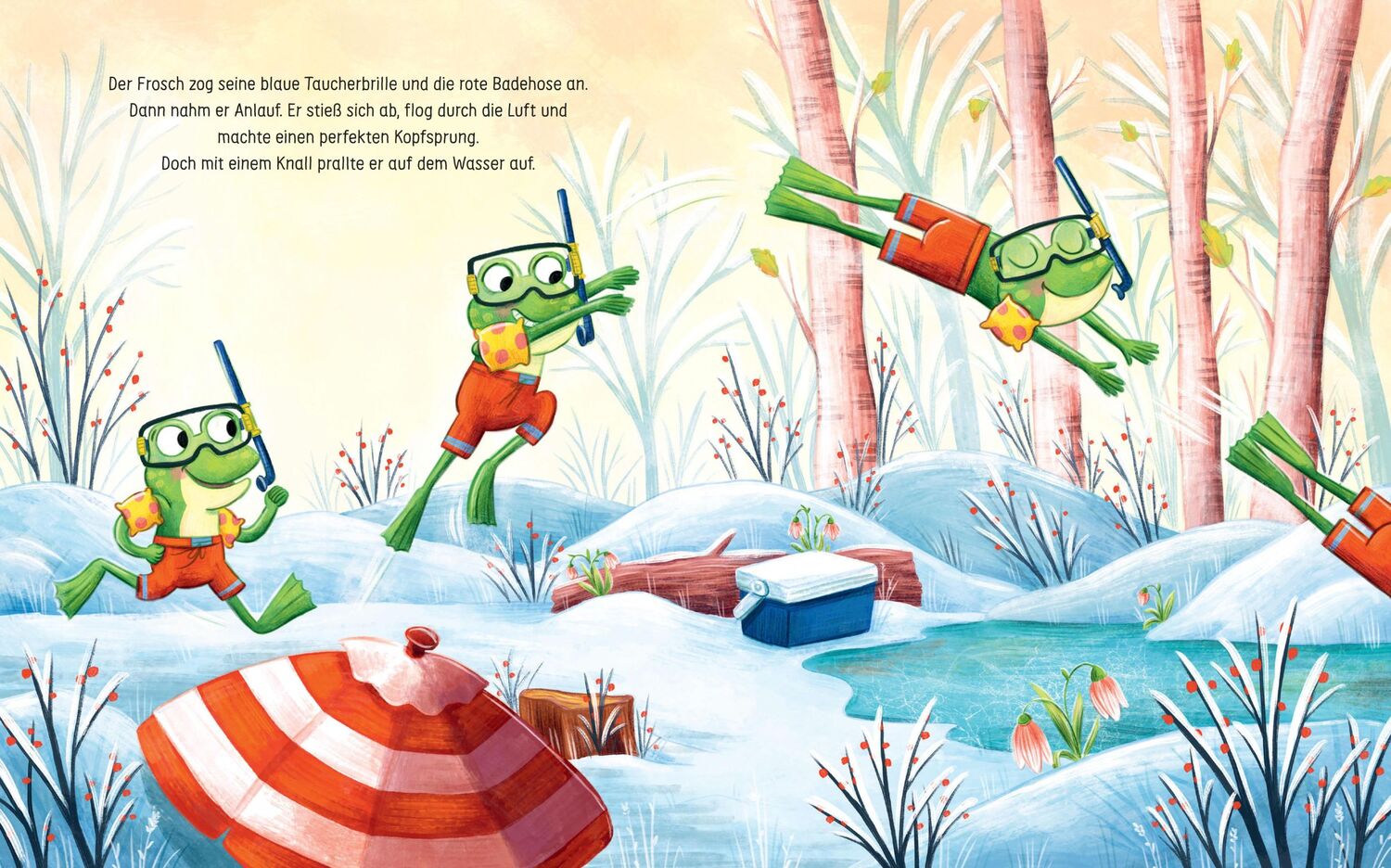 Bild: 9783833907449 | Der kleine Frosch will schwimmen gehen! | Luisa Schauenberg | Buch