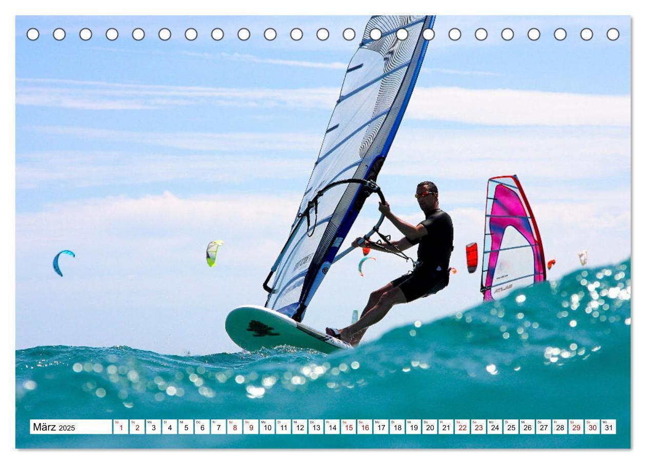 Bild: 9783383879128 | Funsport Windsurfen (Tischkalender 2025 DIN A5 quer), CALVENDO...