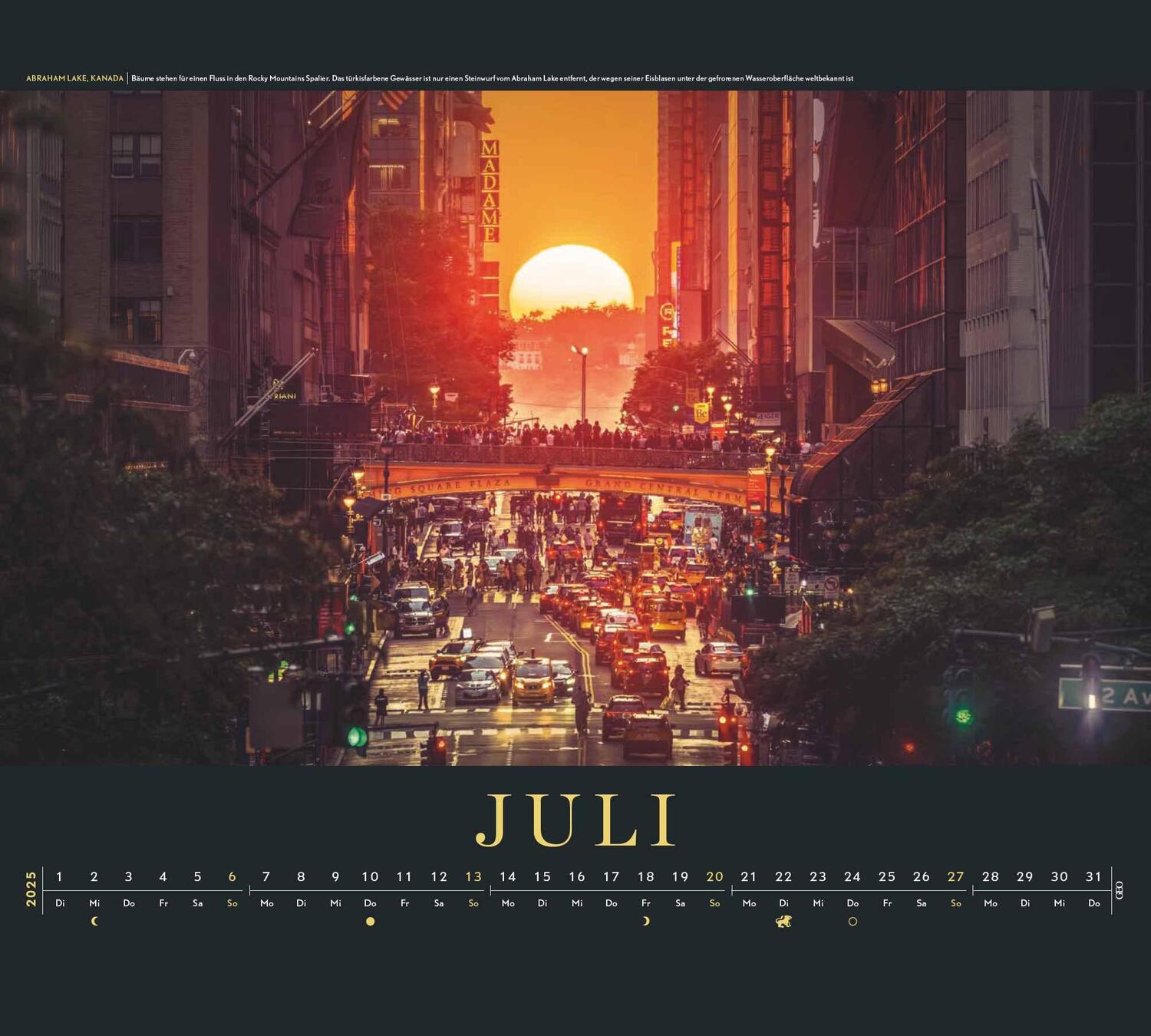 Bild: 4002725988805 | GEO New York 2025 - Wand-Kalender - Reise-Kalender -...