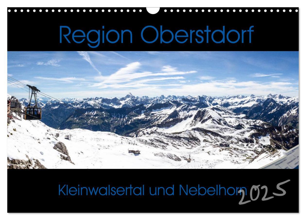 Cover: 9783435606399 | Region Oberstdorf - Kleinwalsertal und Nebelhorn (Wandkalender 2025...