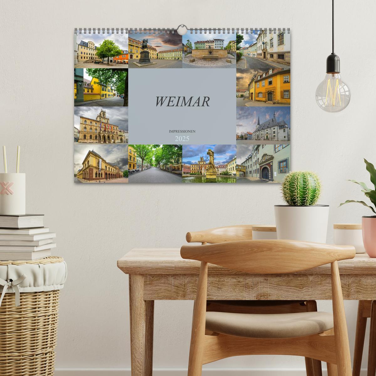 Bild: 9783435314768 | Weimar Impressionen (Wandkalender 2025 DIN A3 quer), CALVENDO...