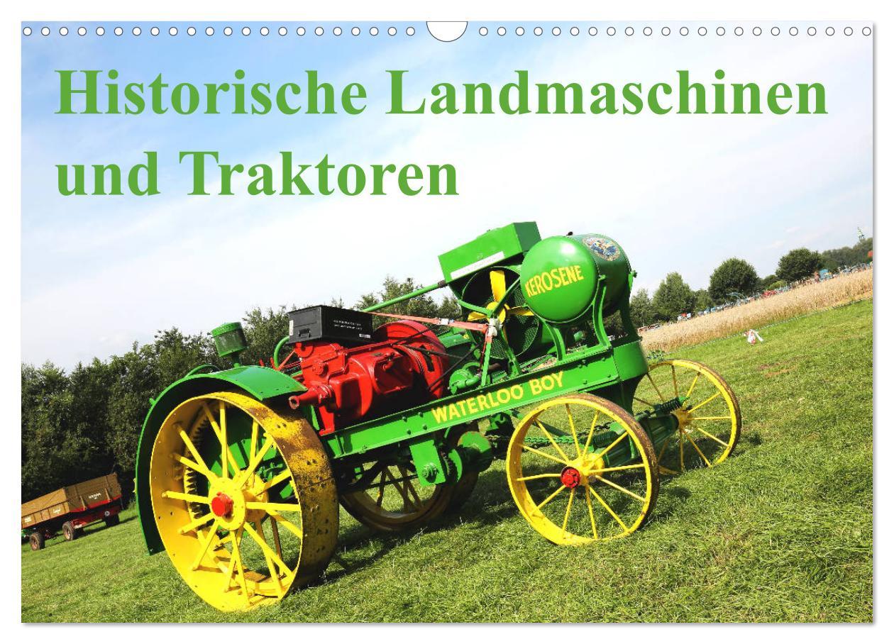 Cover: 9783435126750 | Historische Landmaschinen und Traktoren (Wandkalender 2025 DIN A3...