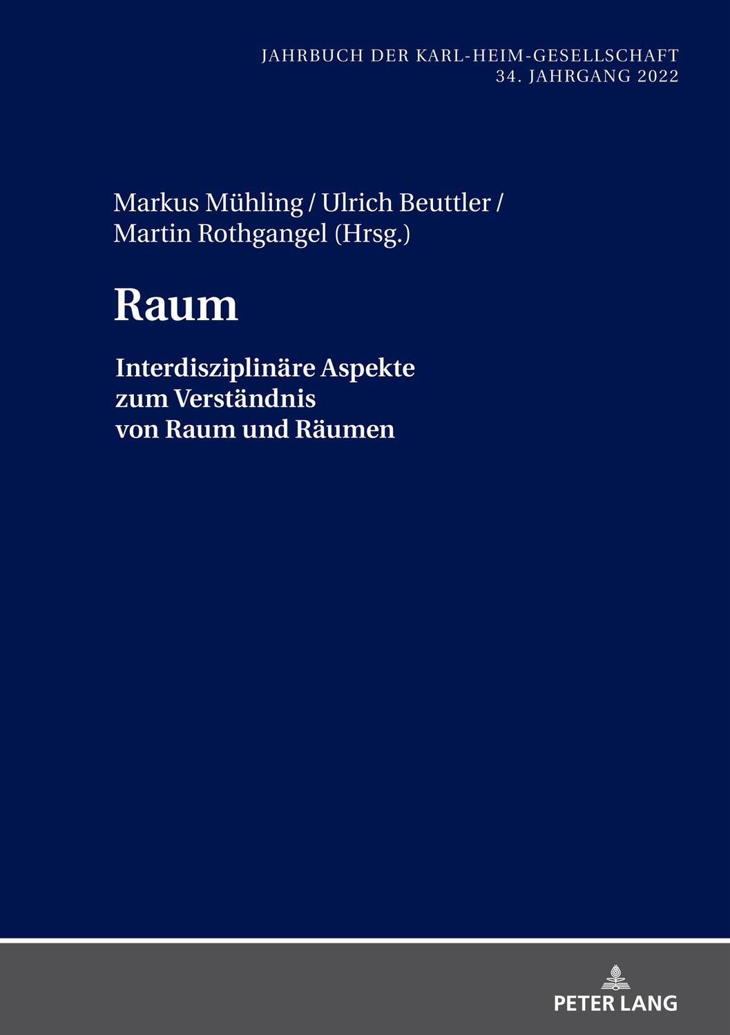 Cover: 9783631887776 | Raum | Interdisziplinäre Aspekte zum Verständnis von Raum und Räumen