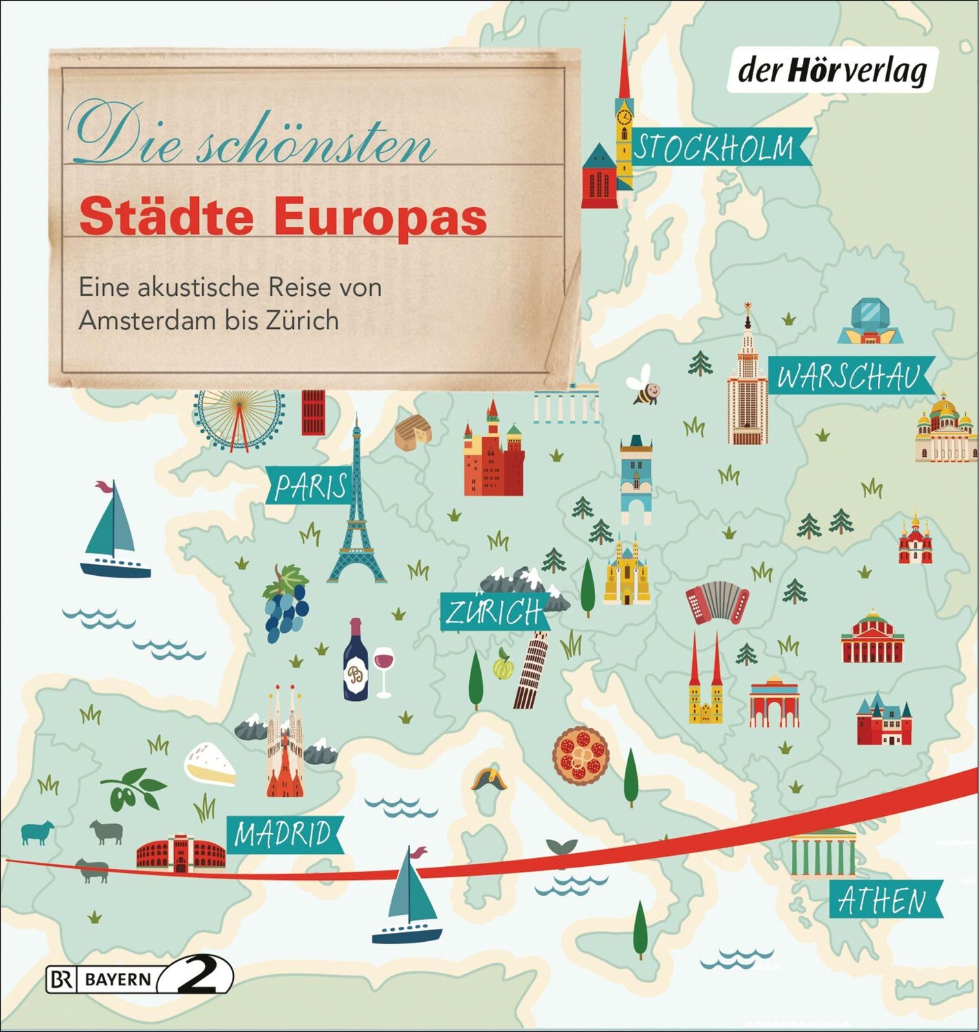 Cover: 9783844541175 | Die schönsten Städte Europas | Till Ottlitz | Audio-CD | 5 Audio-CDs