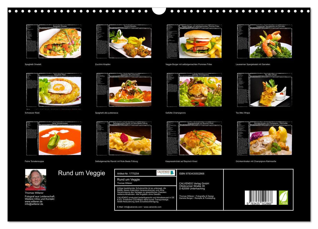 Bild: 9783435502868 | Rund um Veggie (Wandkalender 2025 DIN A3 quer), CALVENDO...