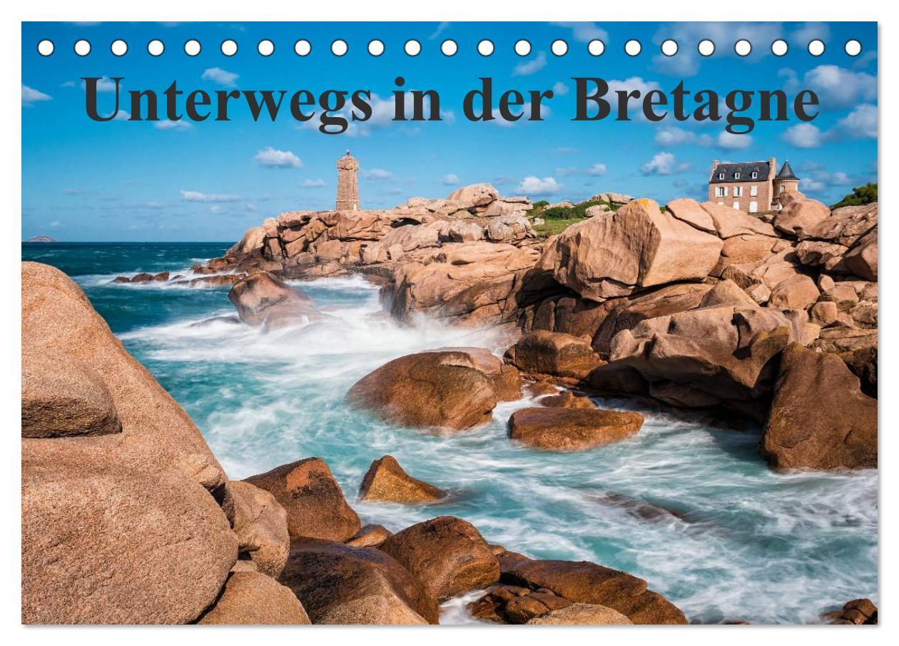 Cover: 9783435653232 | Unterwegs in der Bretagne (Tischkalender 2025 DIN A5 quer),...