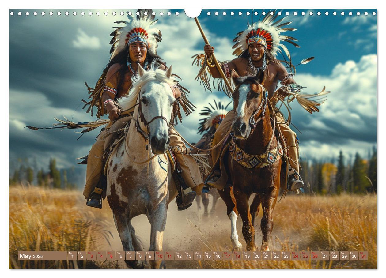 Bild: 9781325978021 | Native American Soul (Wall Calendar 2025 DIN A3 landscape),...