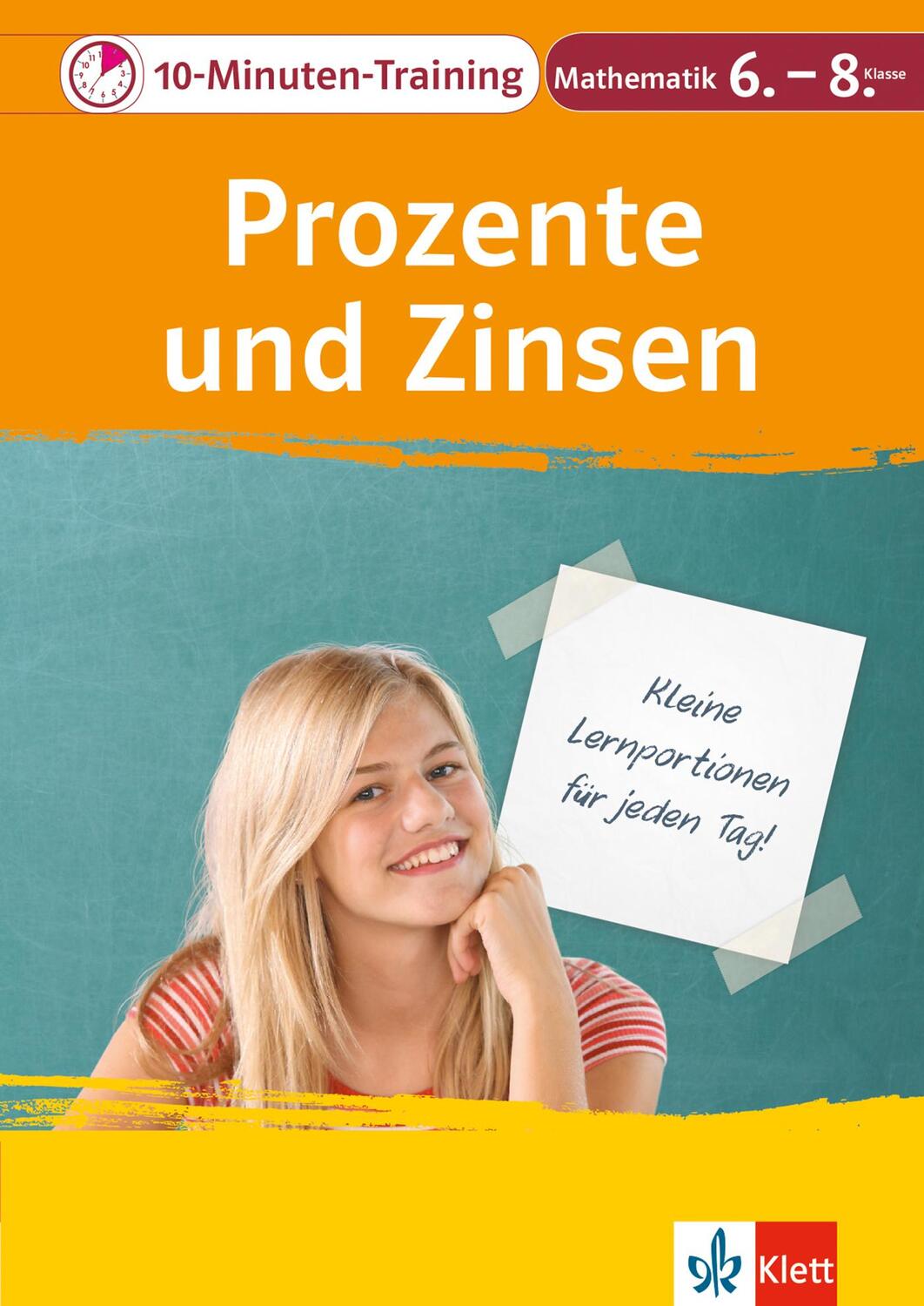 Cover: 9783129273968 | 10-Minuten-Training Prozente und Zinsen. Mathematik 6.-8. Klasse