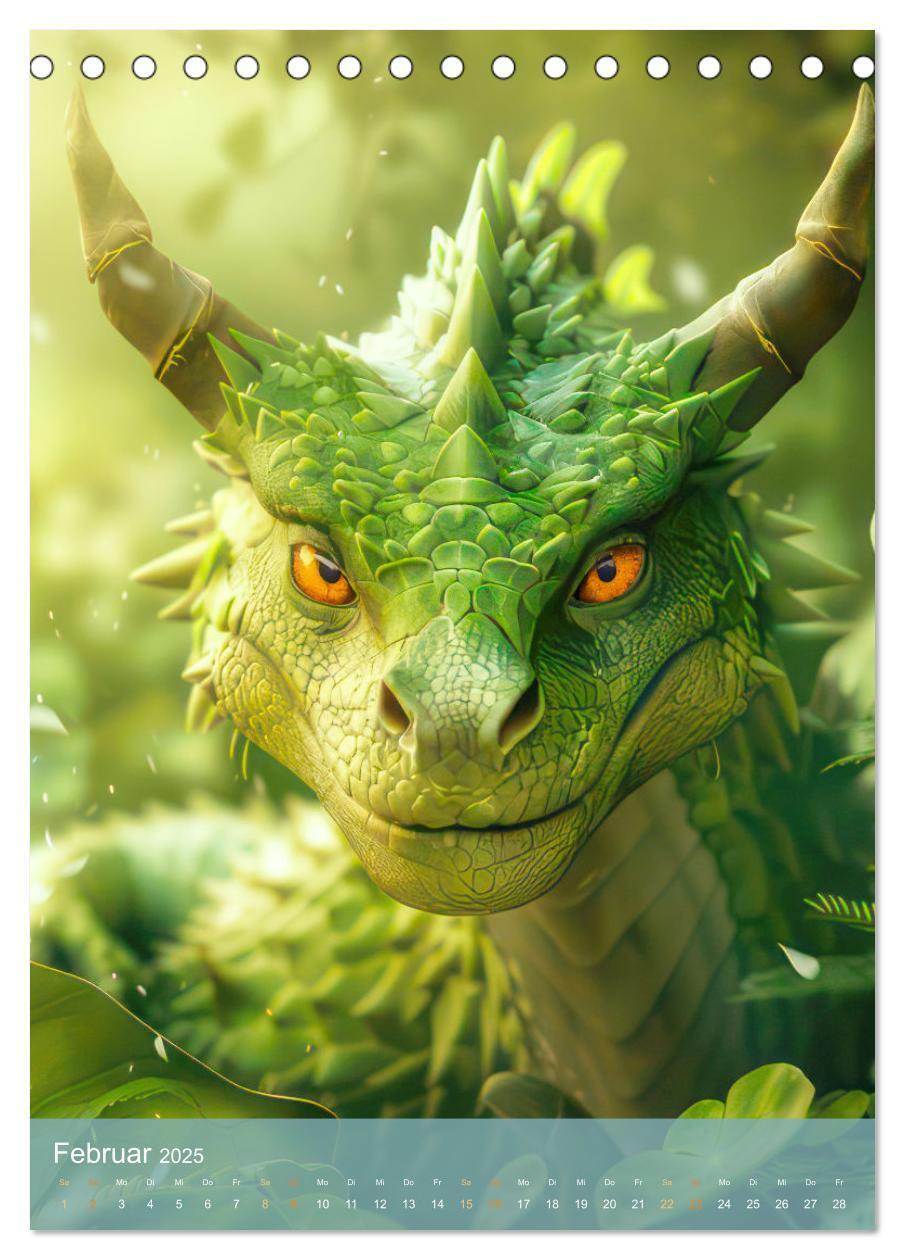 Bild: 9783457071144 | Drachen - Im Fantasieland gesichtet (Tischkalender 2025 DIN A5...