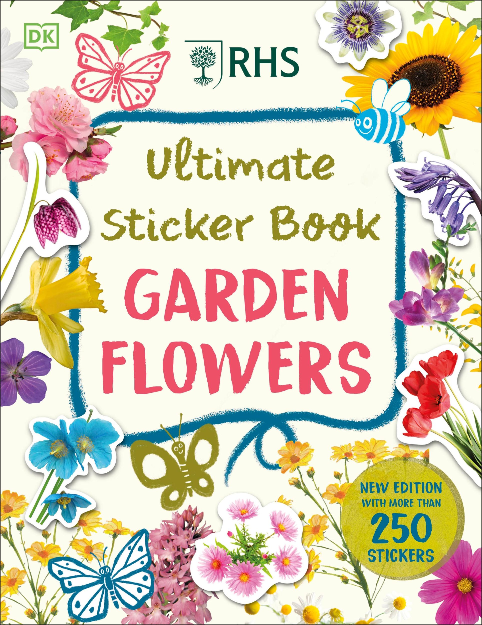 Cover: 9780241608357 | RHS Ultimate Sticker Book Garden Flowers | Dk | Taschenbuch | Englisch