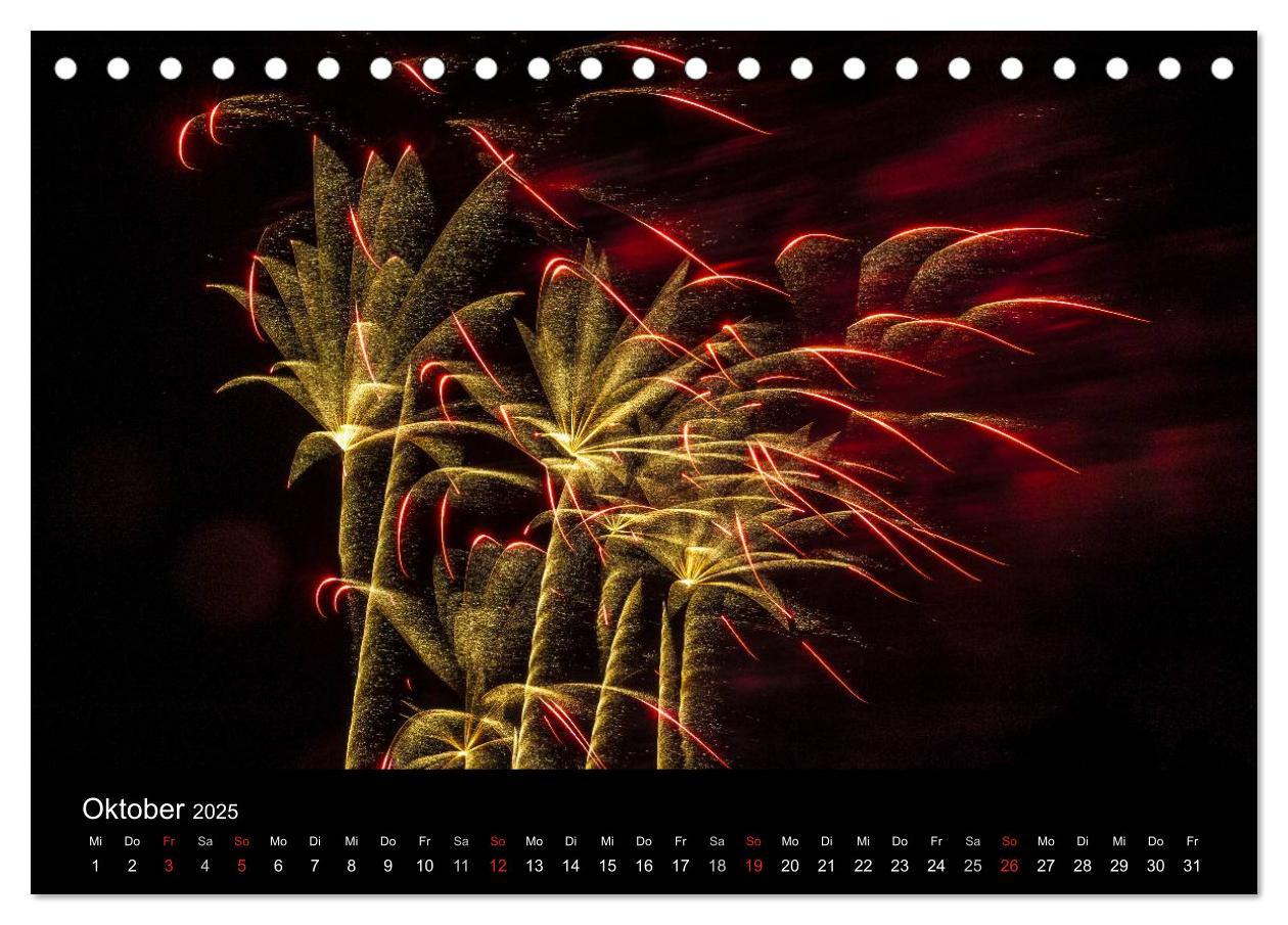 Bild: 9783435828470 | Das Feuerwerk (Tischkalender 2025 DIN A5 quer), CALVENDO...