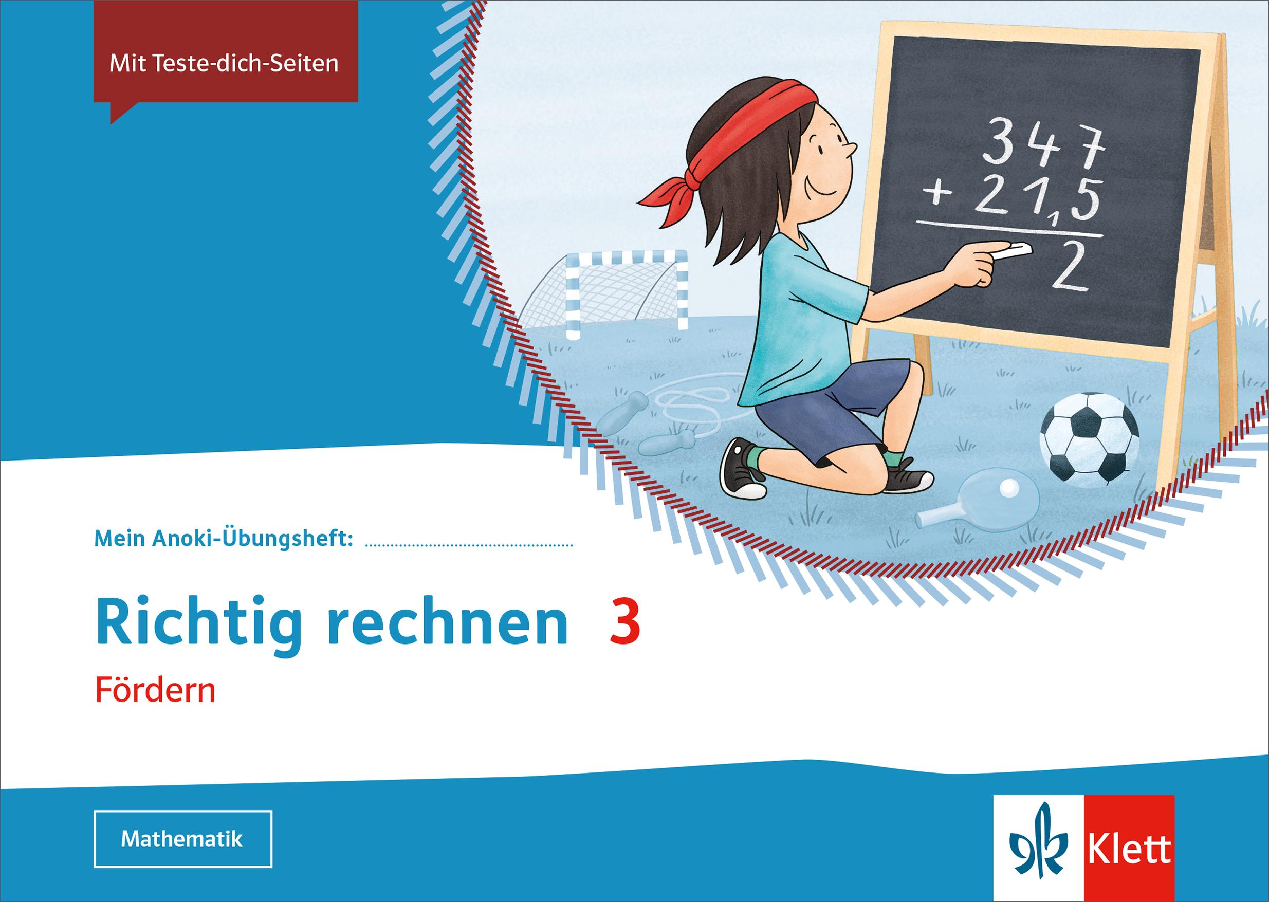 Cover: 9783121621163 | Mein Anoki-Übungsheft. Richtig rechnen 3. Fördern | Broschüre | 88 S.