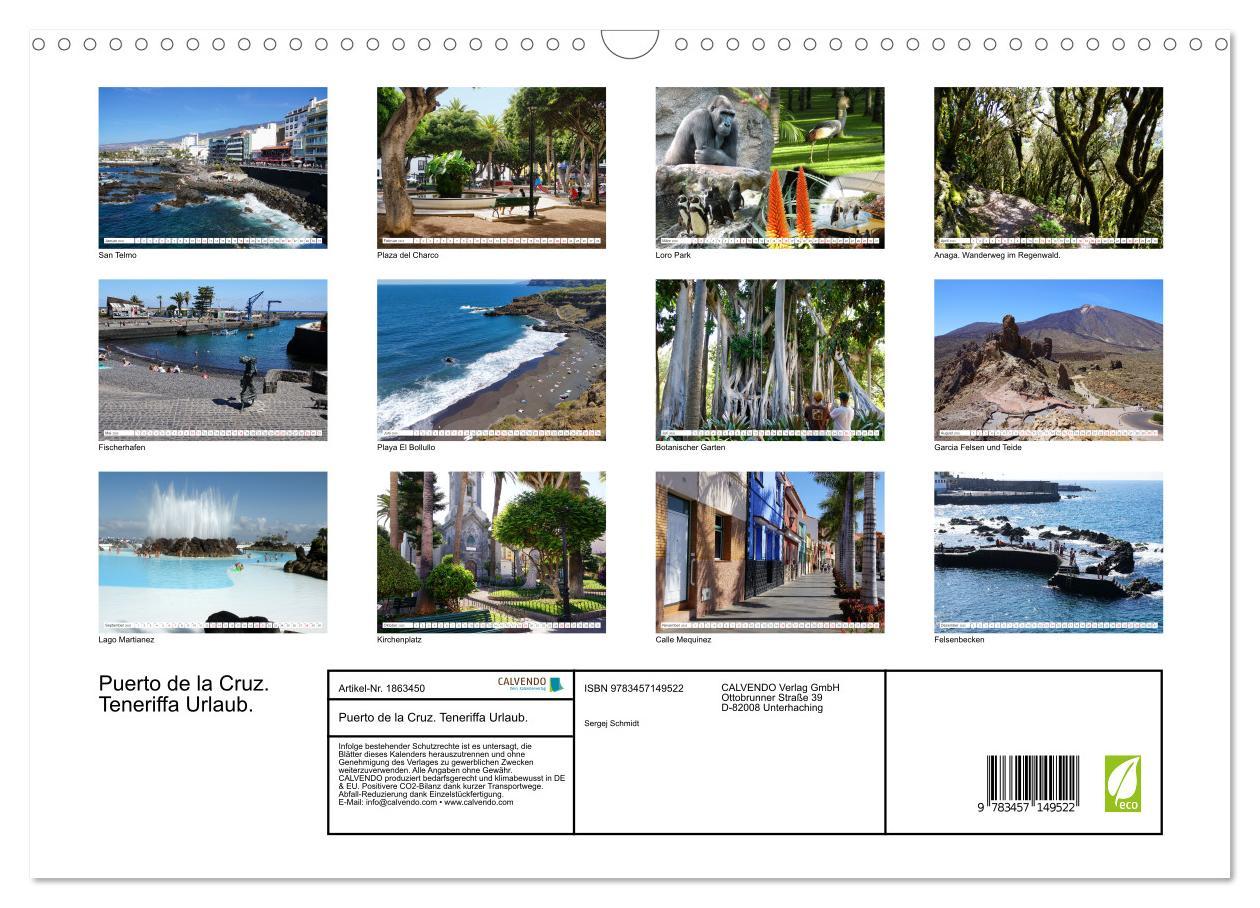 Bild: 9783457149522 | Puerto de la Cruz. Teneriffa Urlaub. (Wandkalender 2025 DIN A3...