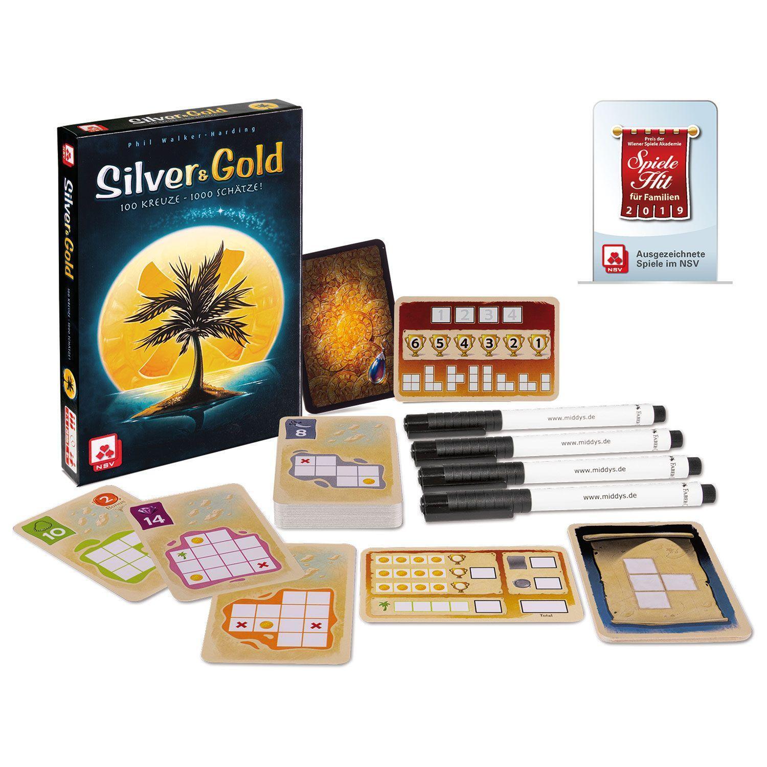 Bild: 4012426880957 | Silver &amp; Gold | Phil Walker Harding | Spiel | Brettspiel | 4088 | 2019