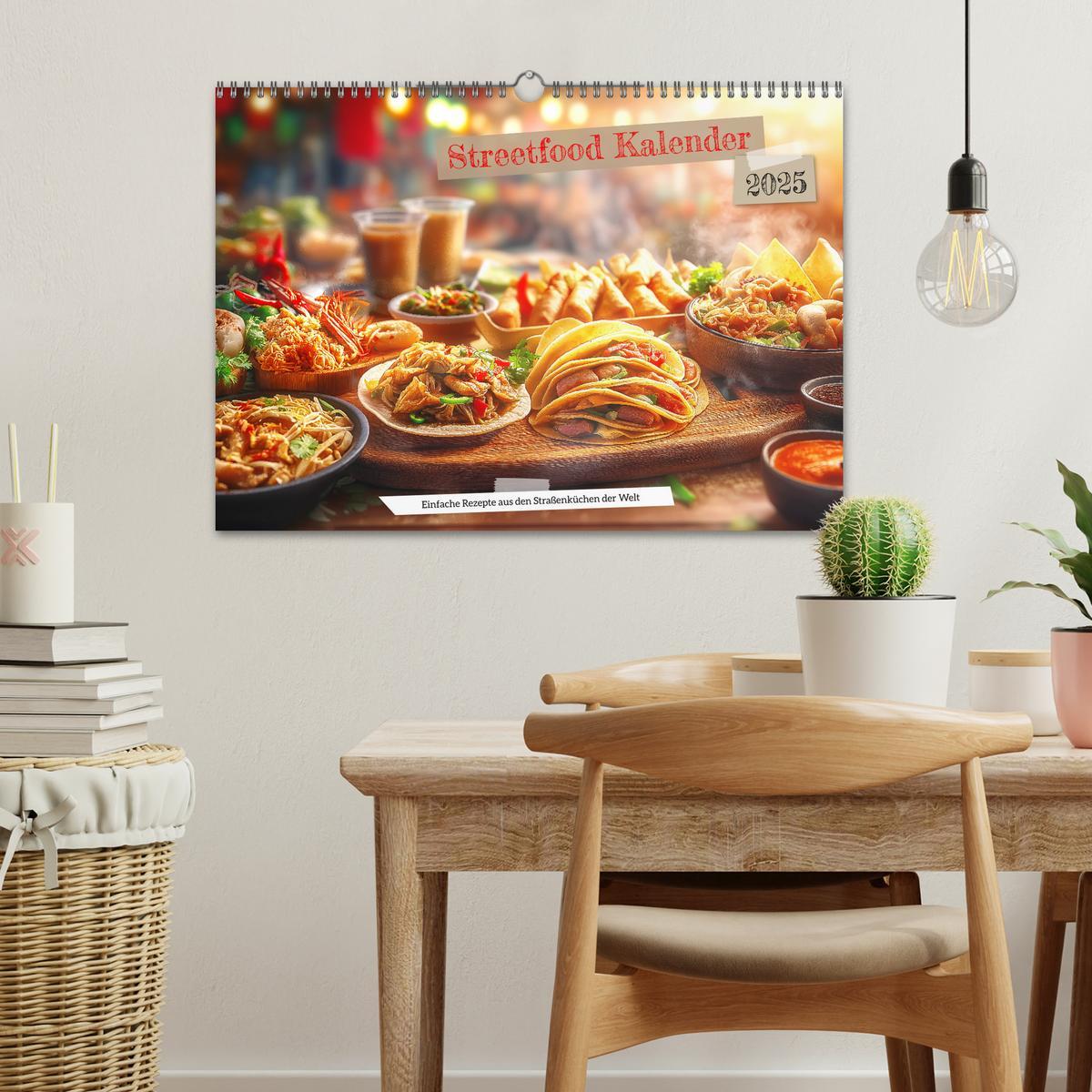 Bild: 9783457208687 | Streetfood Kalender - Einfache Rezepte aus den Straßenküchen der...