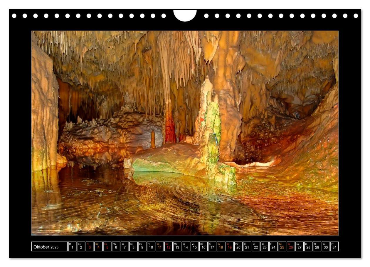 Bild: 9783435596904 | Höhlen, Stalaktiten und Stalagmiten (Wandkalender 2025 DIN A4...