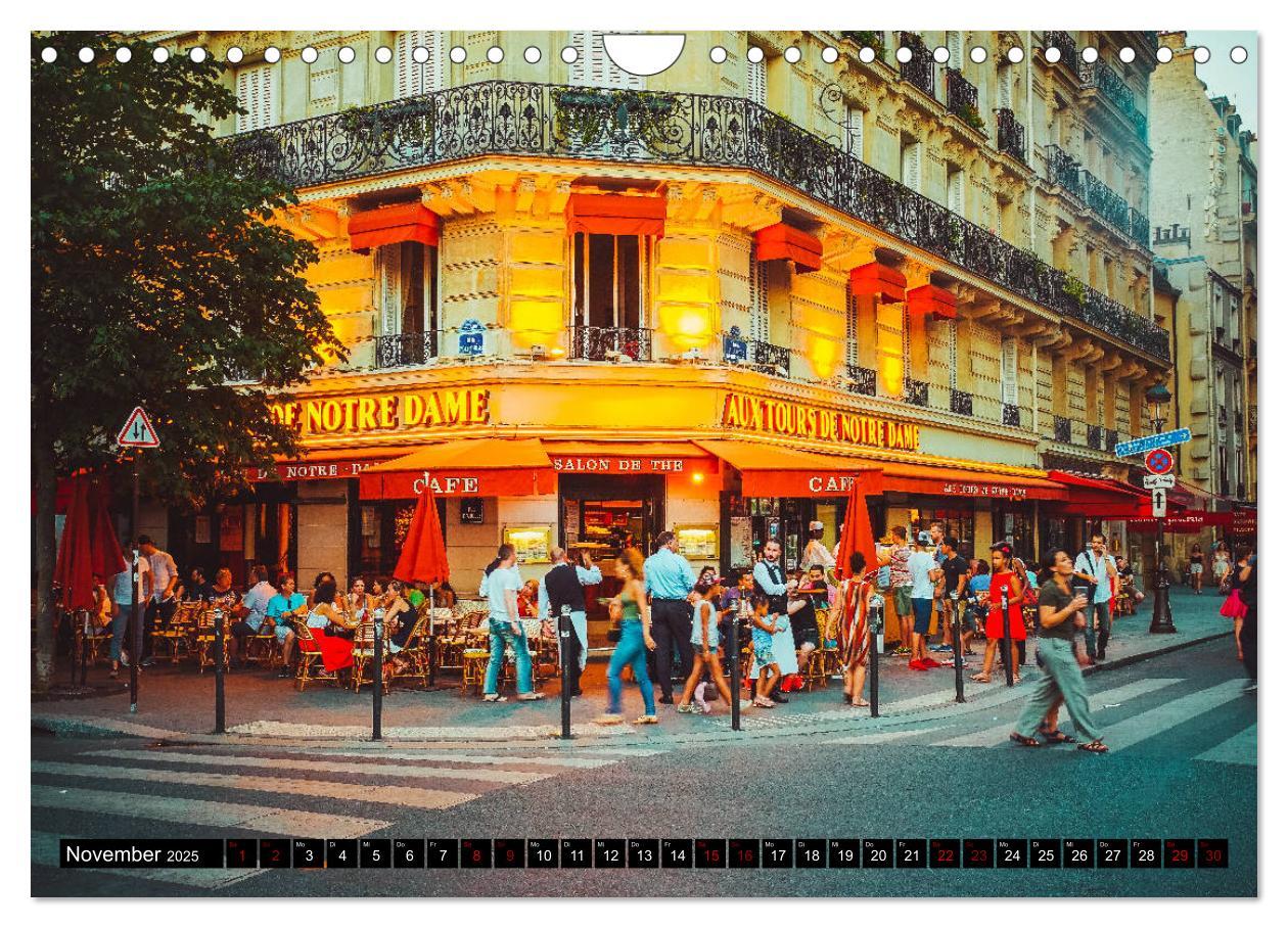 Bild: 9783435366729 | Paris Bistros (Wandkalender 2025 DIN A4 quer), CALVENDO Monatskalender