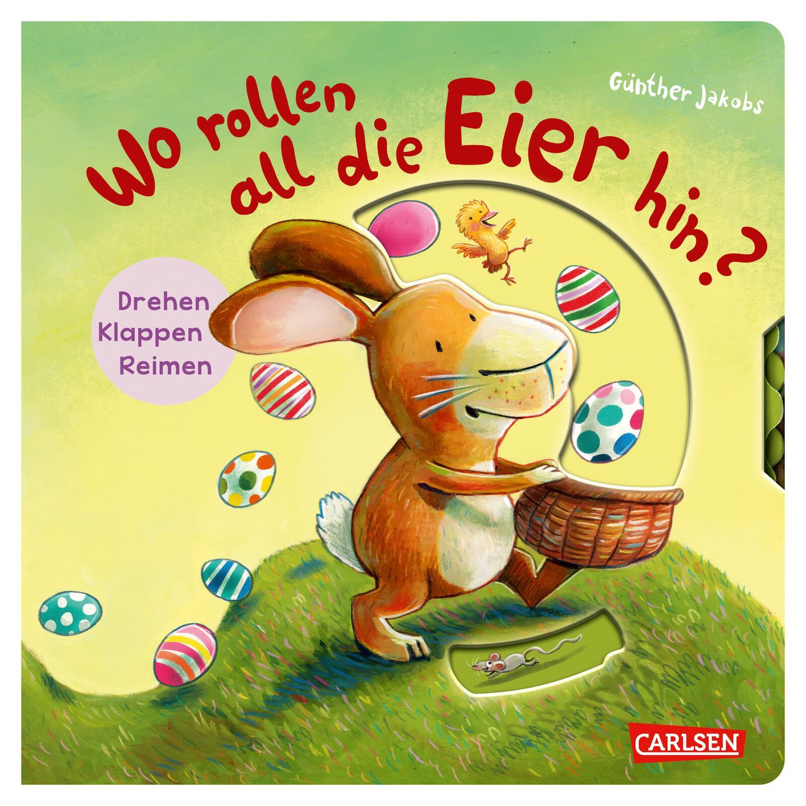 Cover: 9783551173454 | Wo rollen all die Eier hin? | Osterspaß mit Drehscheiben und Klappen