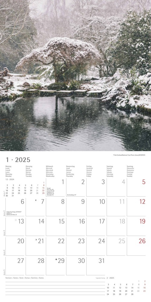 Bild: 4251732340629 | Alpha Edition - Gartenzauber 2025 Broschürenkalender, 30x30cm,...