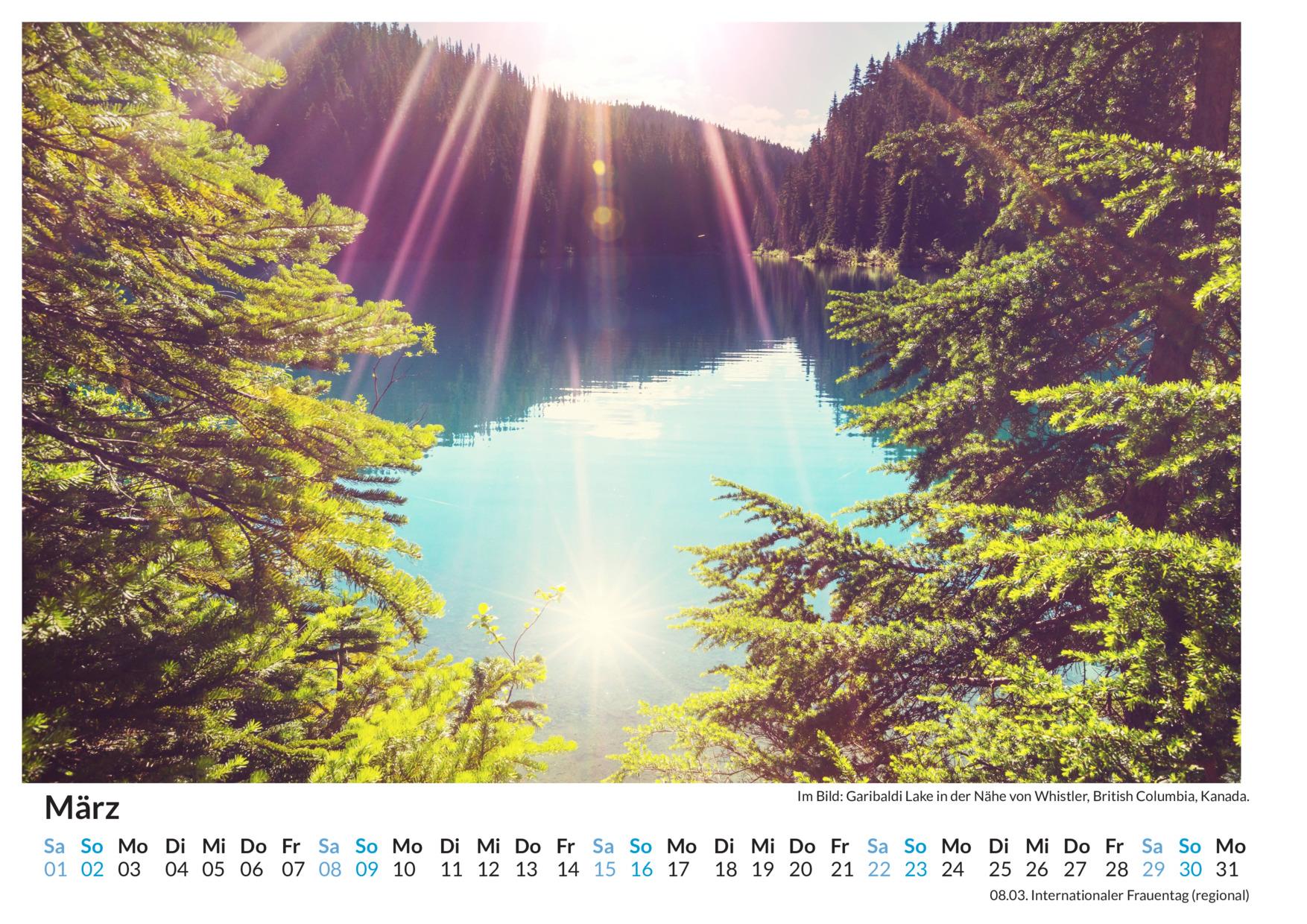 Bild: 9783759121400 | Vancouver - (Wandkalender 2025, Kalender DIN A4 quer,...