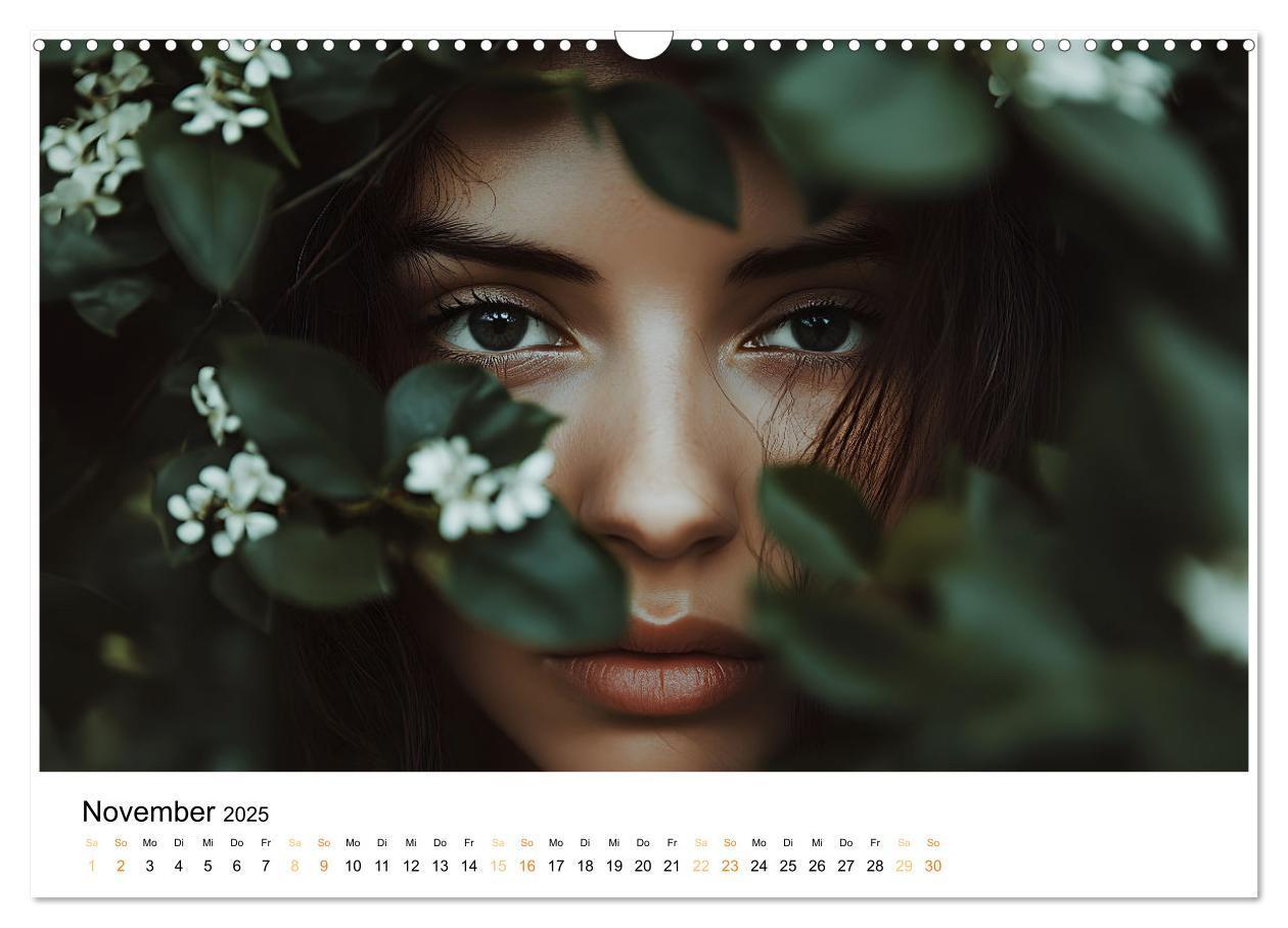 Bild: 9783457208724 | Magische Frauen Portraits (Wandkalender 2025 DIN A3 quer), CALVENDO...