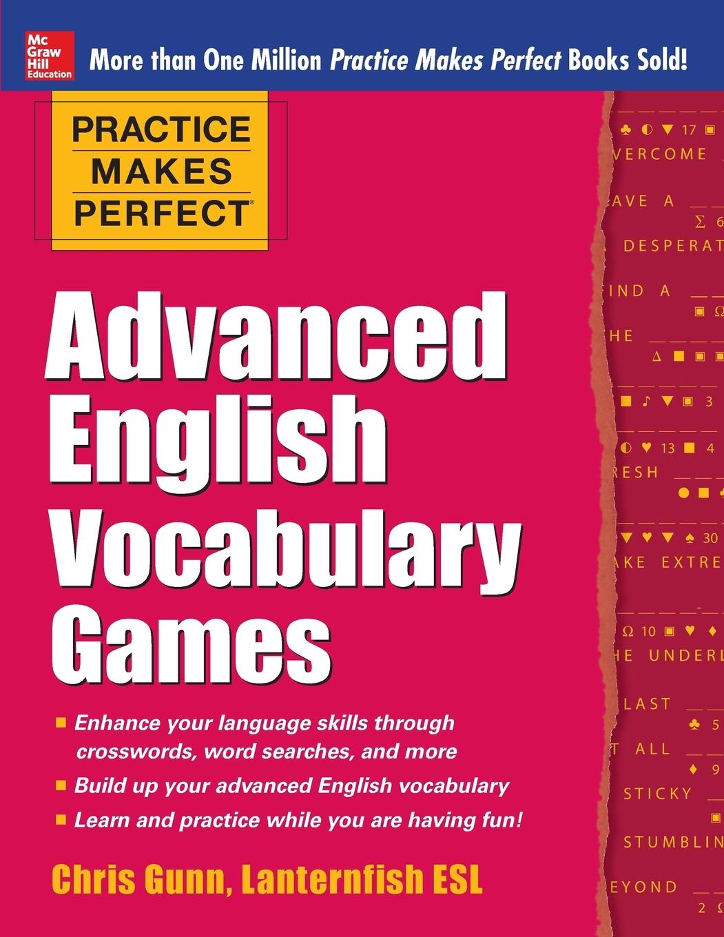 Cover: 9780071841146 | Practice Makes Perfect Advanced English Vocabulary Games | Chris Gunn