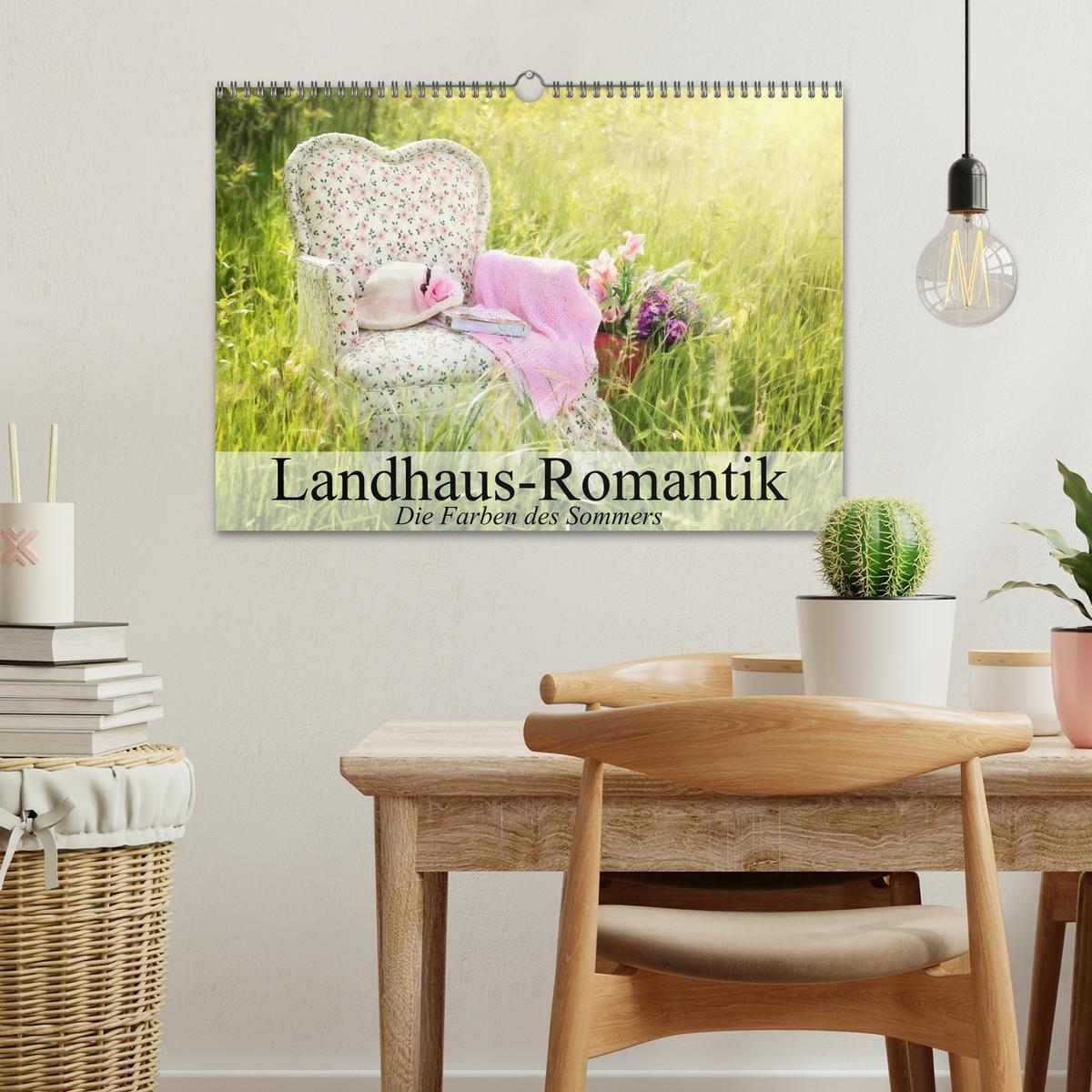 Bild: 9783435564033 | Landhaus-Romantik. Die Farben des Sommers (Wandkalender 2025 DIN A3...