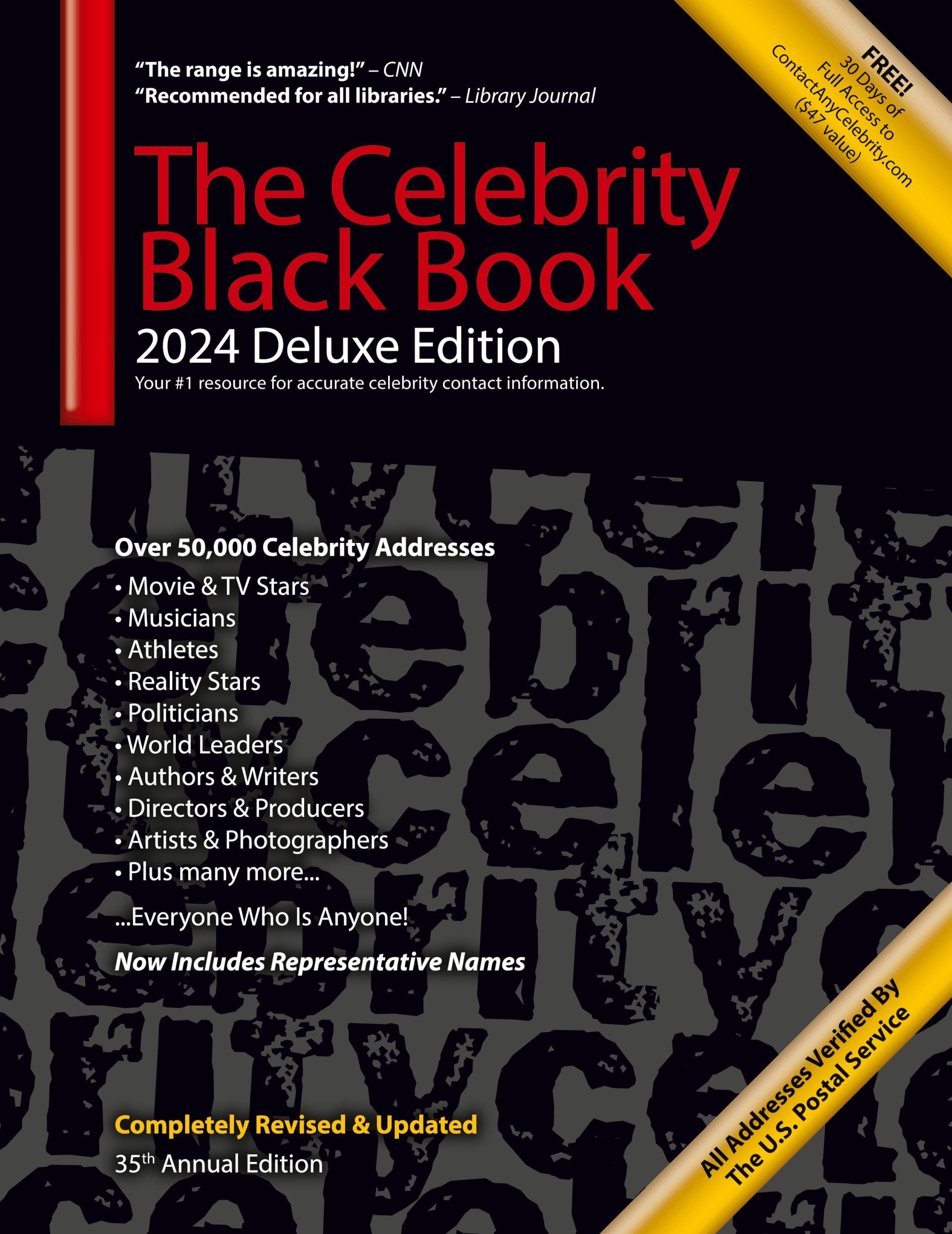 Cover: 9781604870244 | The Celebrity Black Book 2024 (Deluxe Edition) | Jordan McAuley | Buch