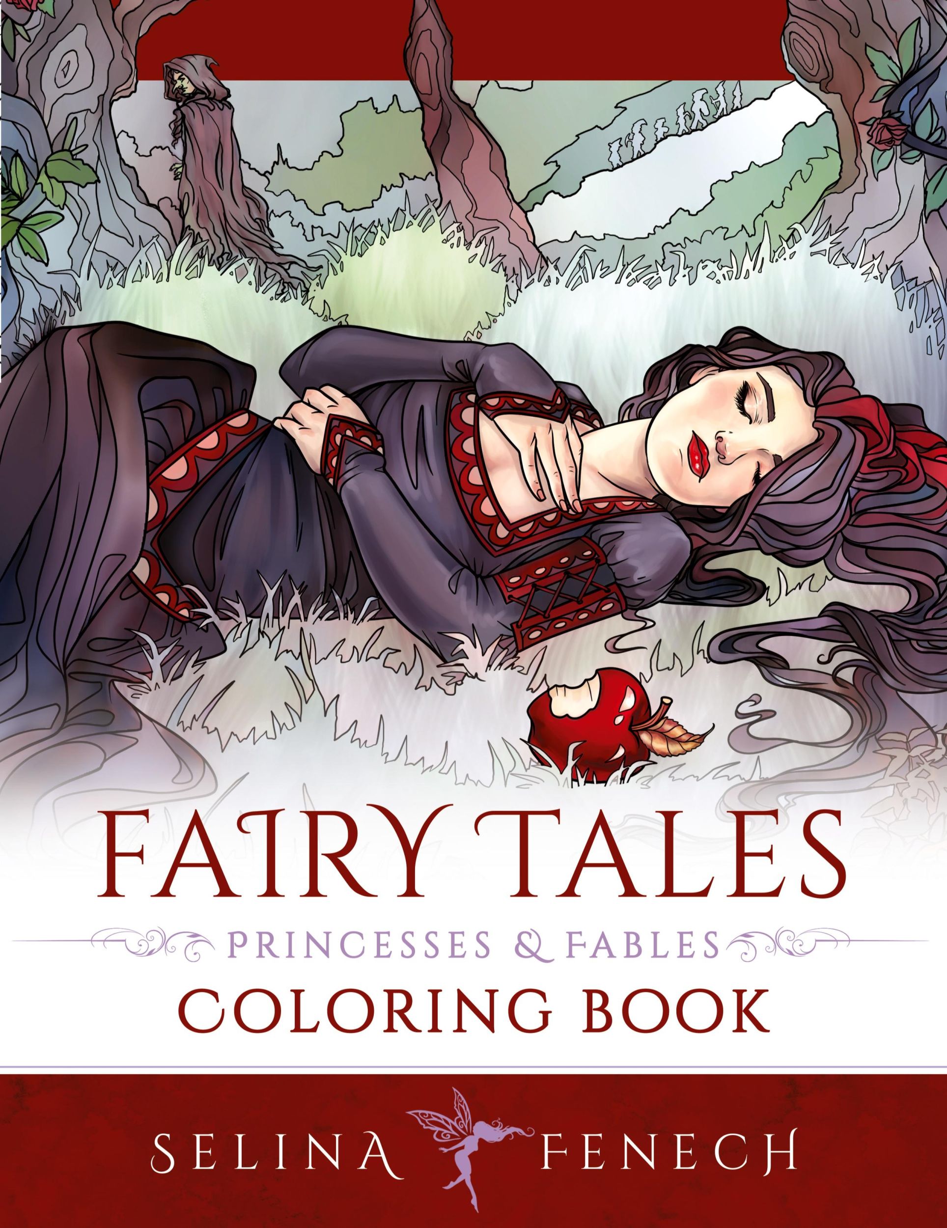 Cover: 9780648215677 | Fairy Tales, Princesses, and Fables Coloring Book | Selina Fenech